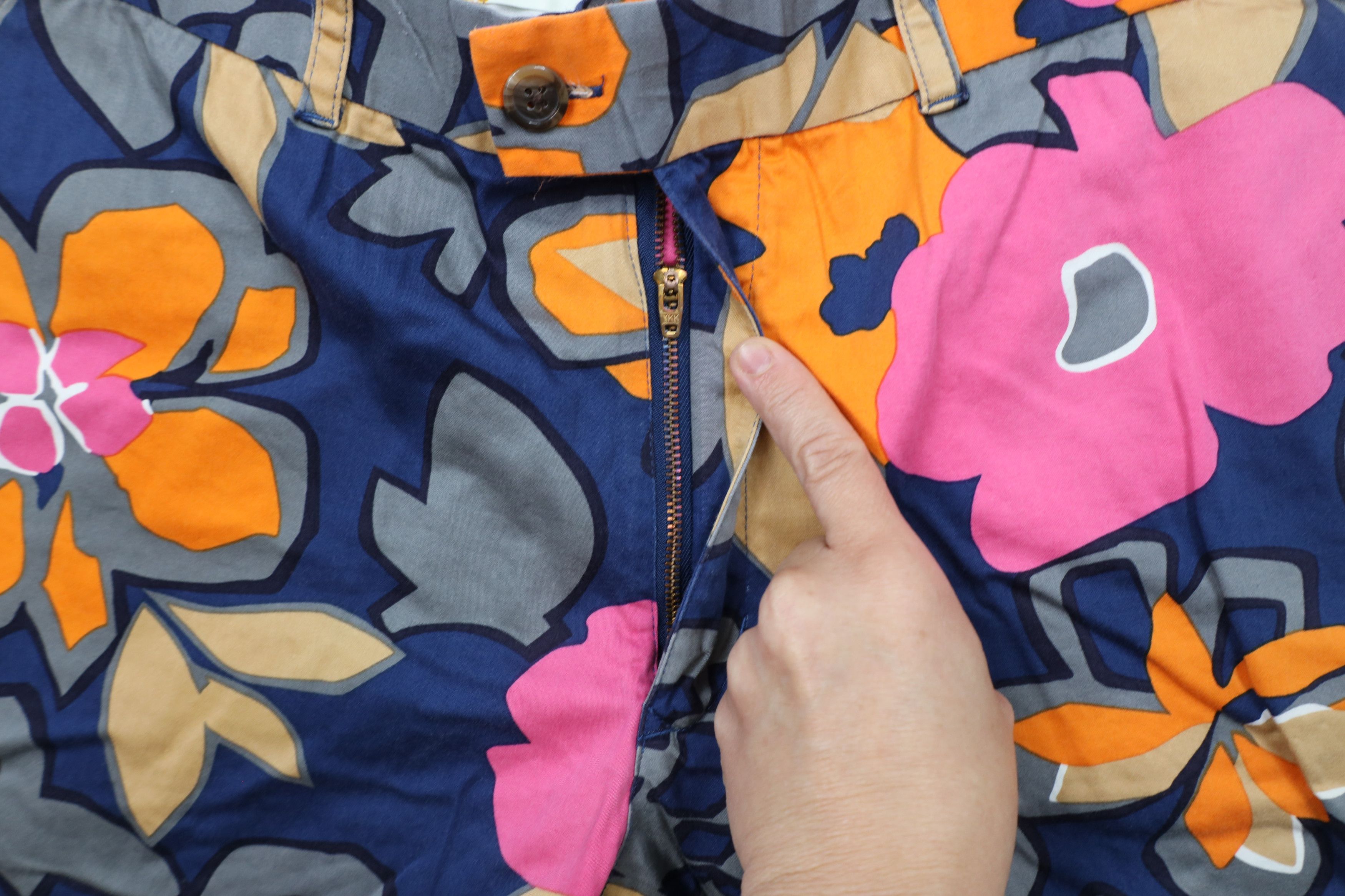 Vintage Loudmouth Golf Flower All Over Print Stretch Chino Shorts Size US 38 / EU 54 - 5 Thumbnail