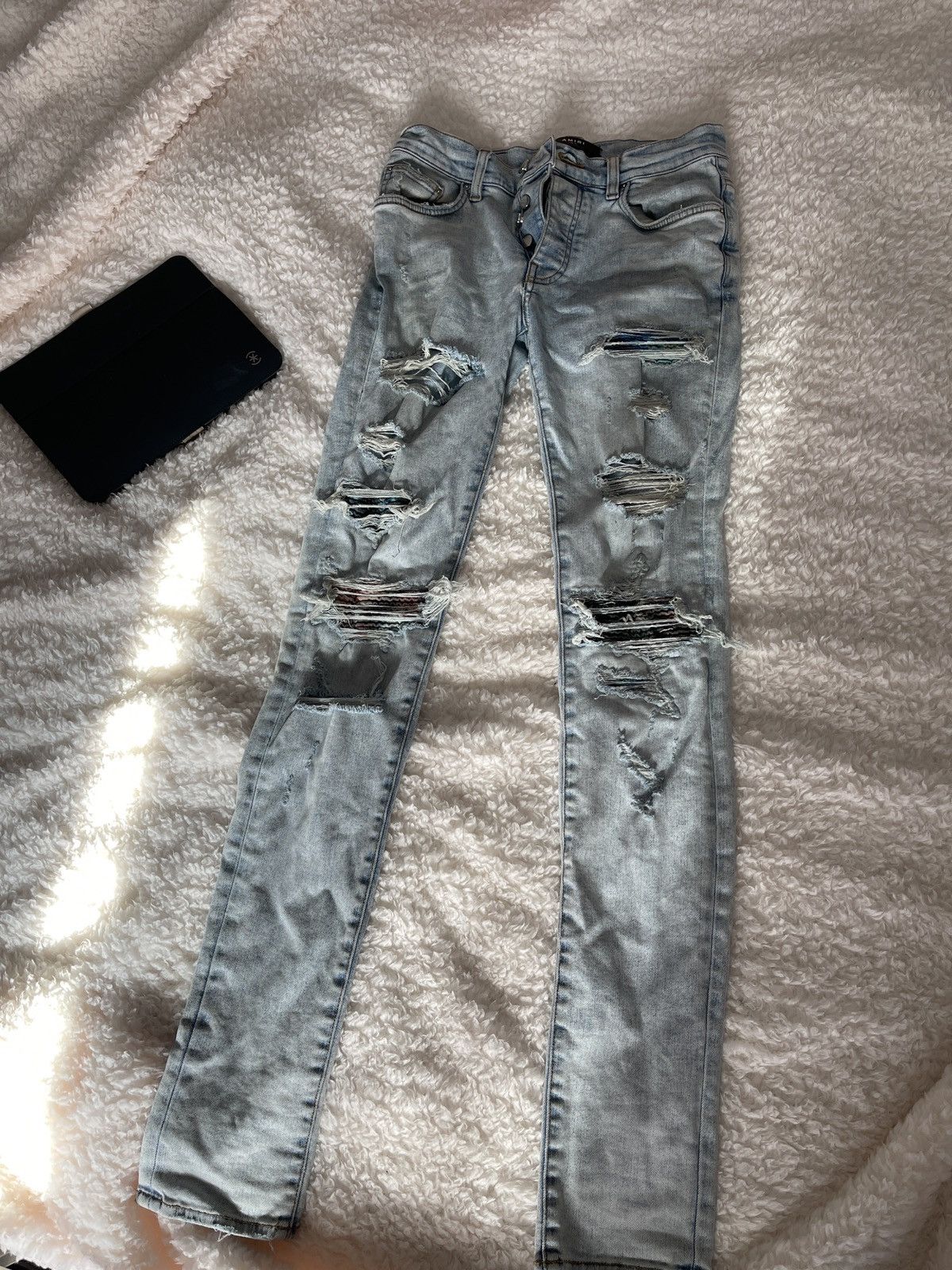 Amiri Light blue Amiri jeans Size US 30 / EU 46 - 7 Thumbnail