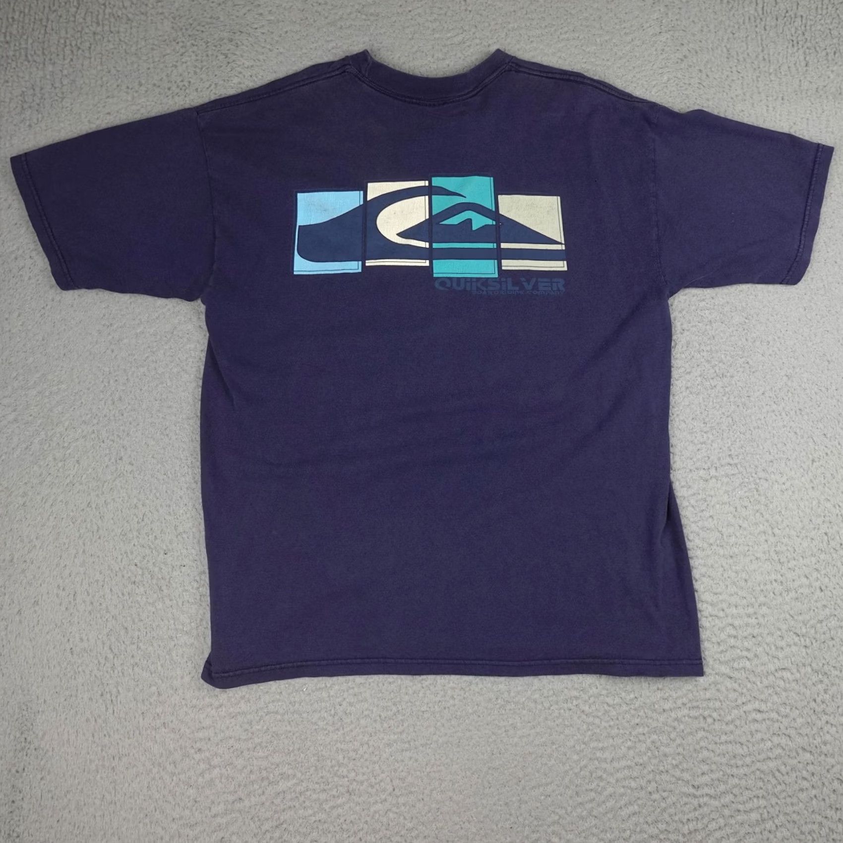 Quiksilver VINTAGE Quiksilver Shirt Mens XL Blue Surf Logo Graphic Tee 90s Made In USA Size US XL / EU 56 / 4 - 2 Thumbnail