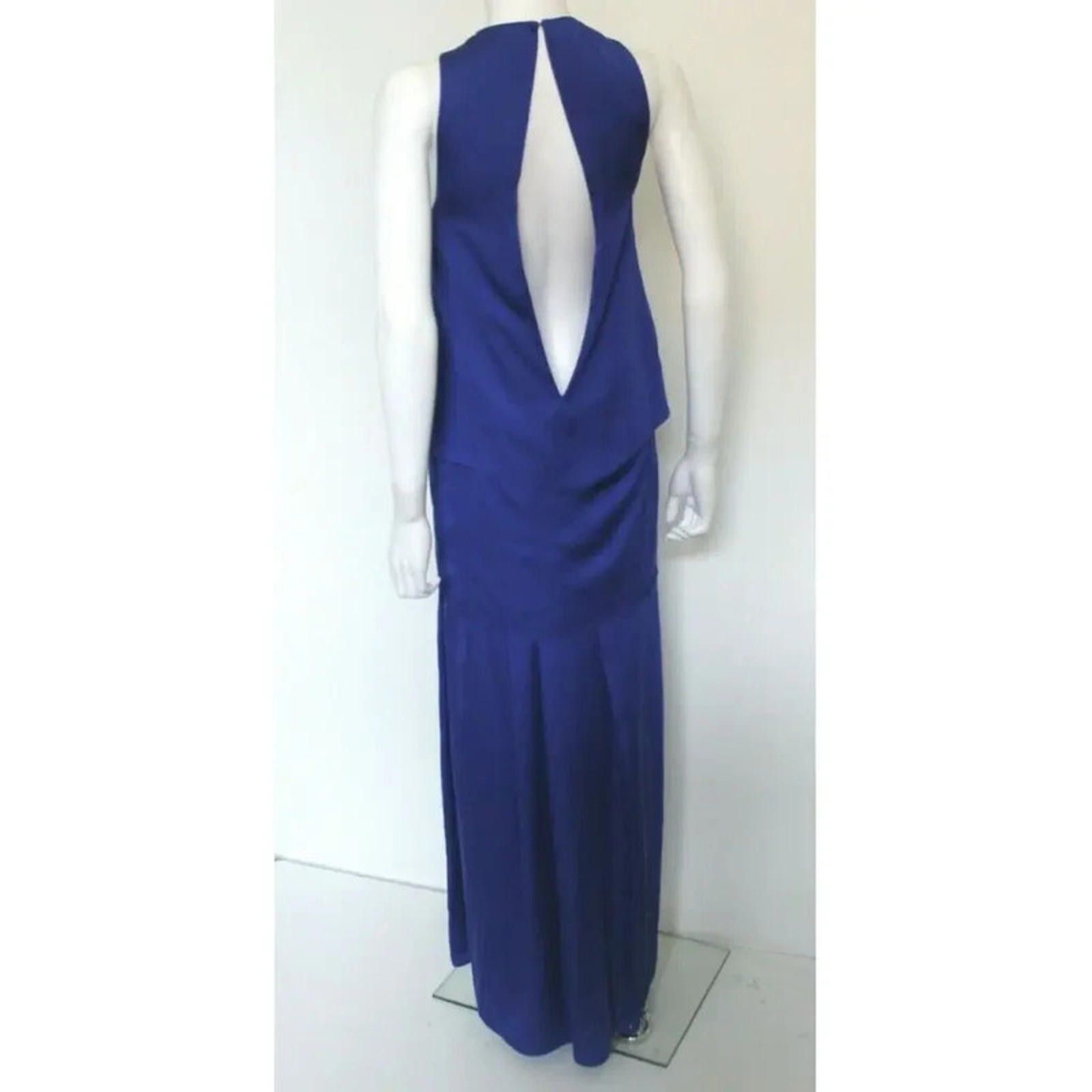 Acne Studios Acne Blue Long Maxi Barika dress F 36 UK 8 Size S / US 4 / IT 40 - 3 Thumbnail