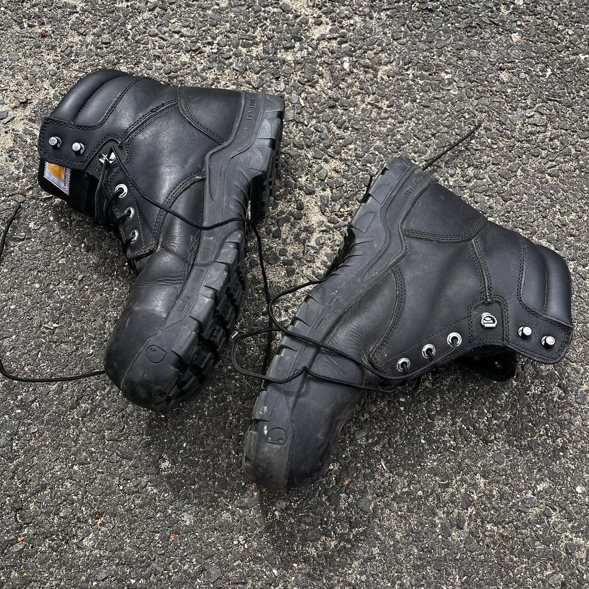 Other Vintage Carhartt Black Shoes Size 12 Size US 12 / EU 45 - 2 Thumbnail