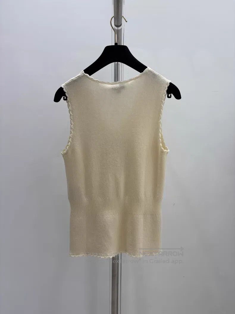 Chanel Chanel Letter logo embroidery V-neck vest Size XS / US 0-2 / IT 36-38 - 3 Thumbnail