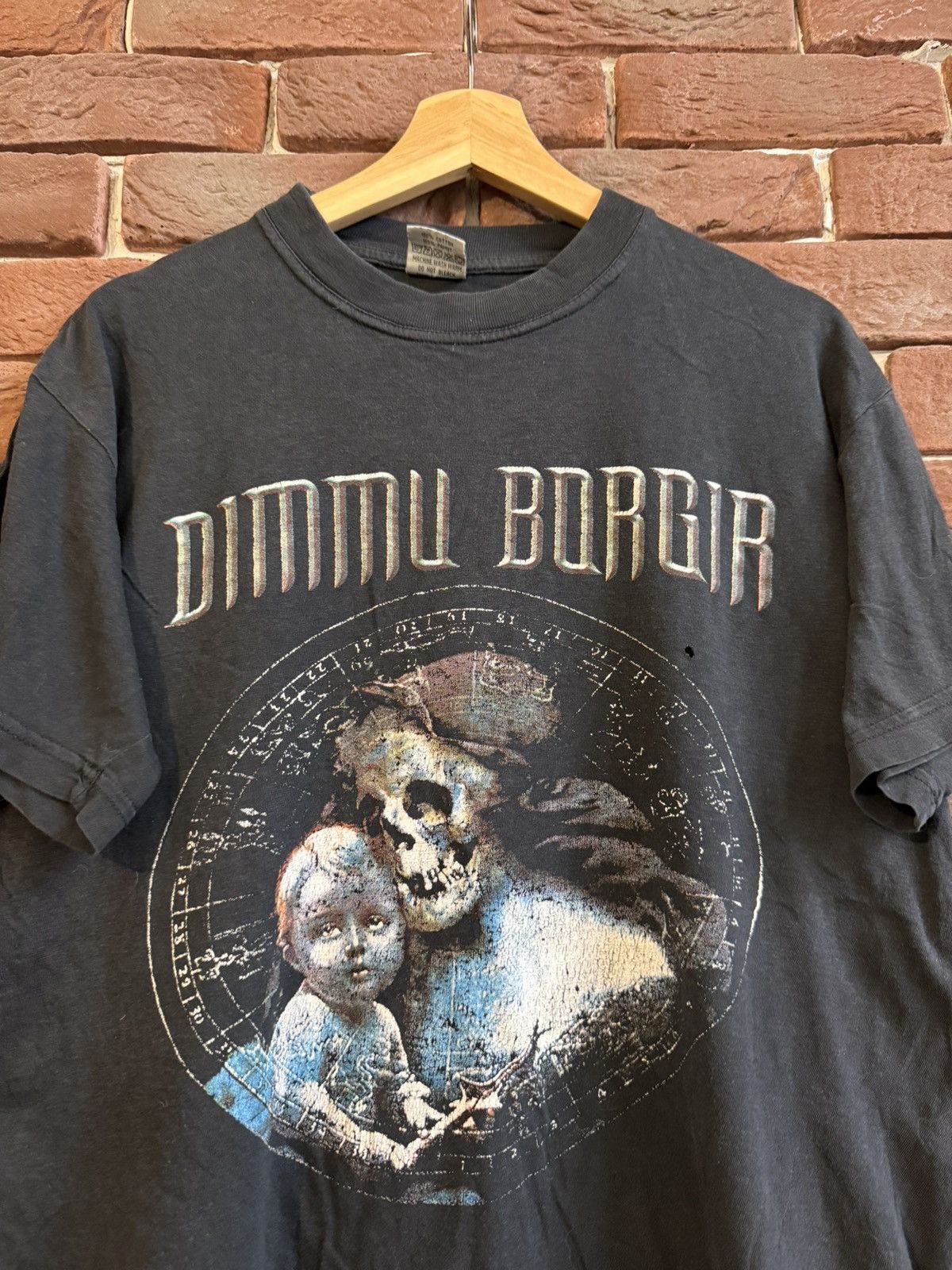 Band Tees Rare Vintage Dimmu Borgir 00s Metal Band T-Shirt Death Cult Size US M / EU 48-50 / 2 - 4 Thumbnail