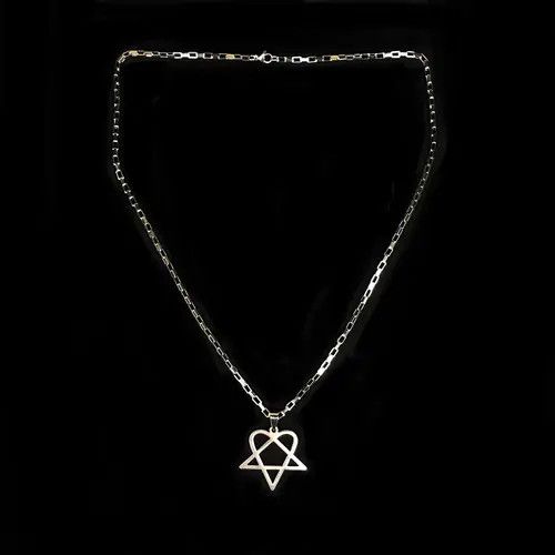Jewelry Kitamura x Miho Heart Necklace Punk Grunge Chain Y2K Size ONE SIZE - 4 Thumbnail