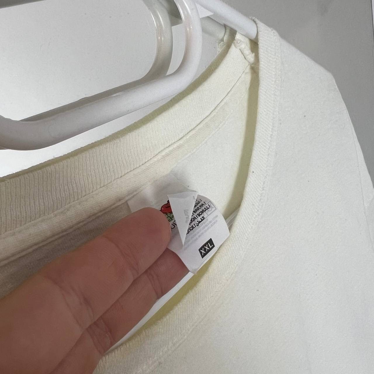 Vintage Vintage Y2k Style Baggy Blanket Tee Oversized White Size US XXL / EU 58 / 5 - 3 Thumbnail