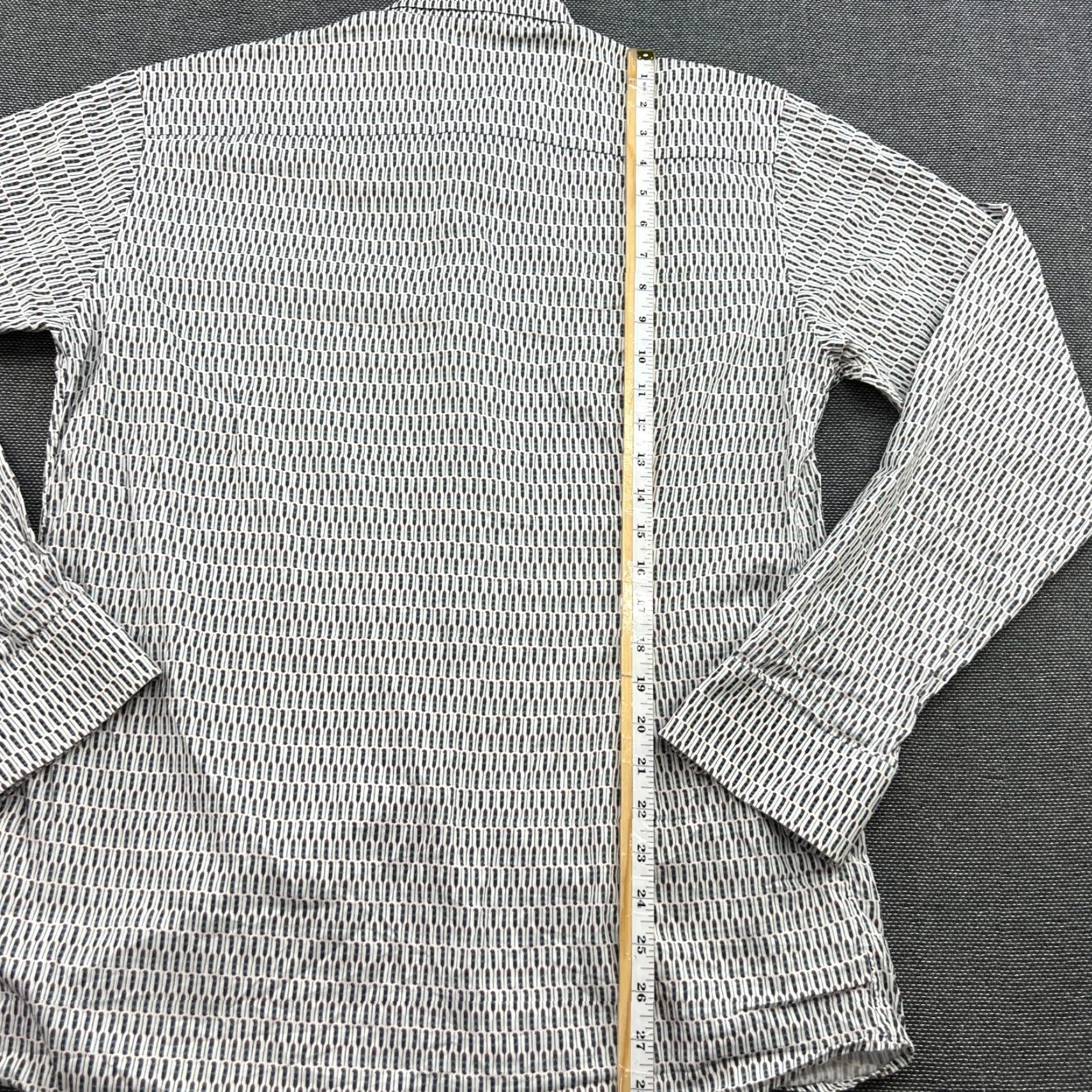 Eton ETON Mens Button Up Shirt Size 41 Large 16 Geometric Long Sleeve Slim Fit Button-Up Casual Mens Shirt Size US L / EU 52-54 / 3 - 7 Thumbnail