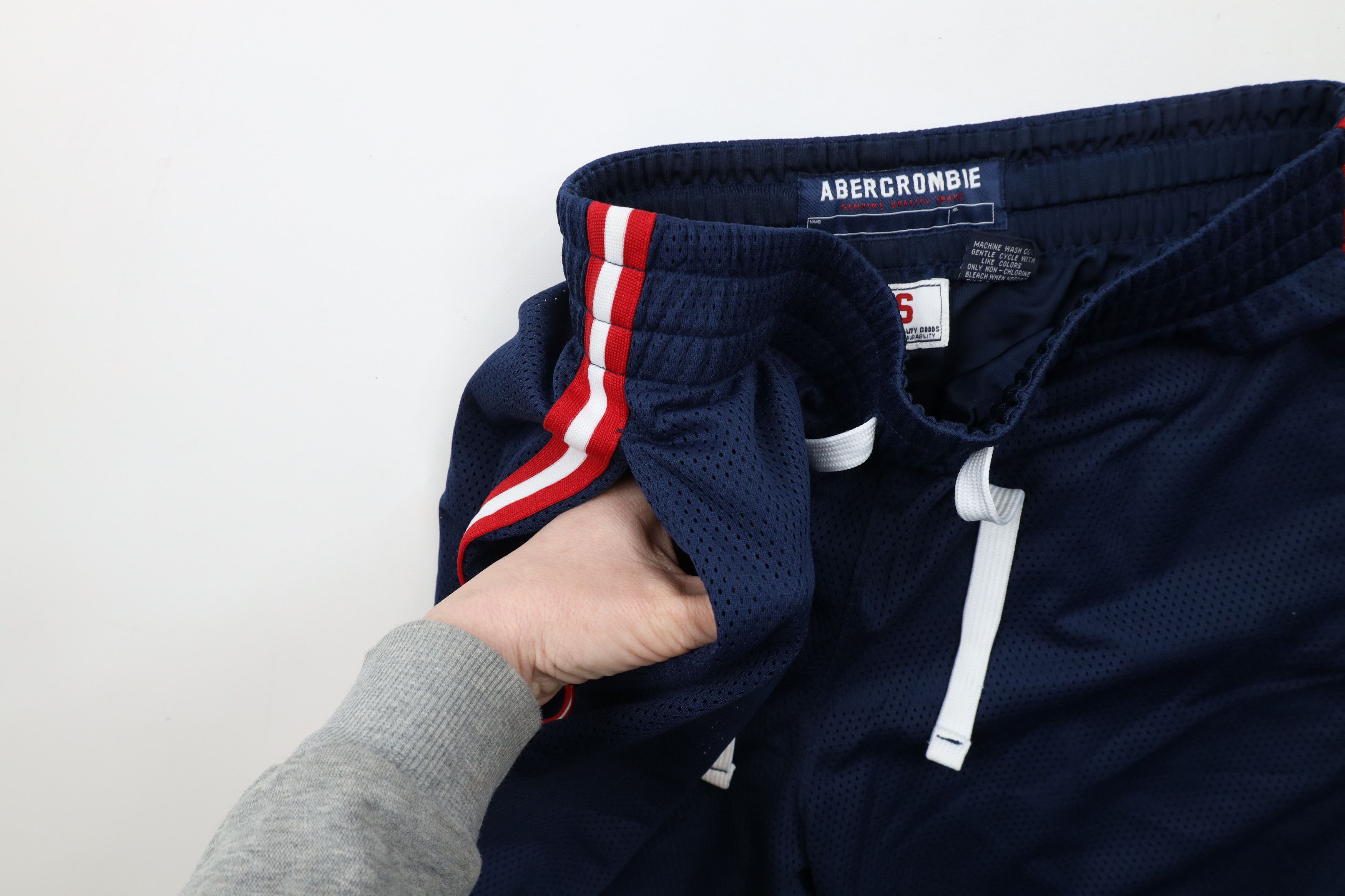 Abercrombie & Fitch × Vintage Vintage 90s Y2K Abercrombie & Fitch Mesh Basketball Shorts Size US 30 / EU 46 - 8 Thumbnail
