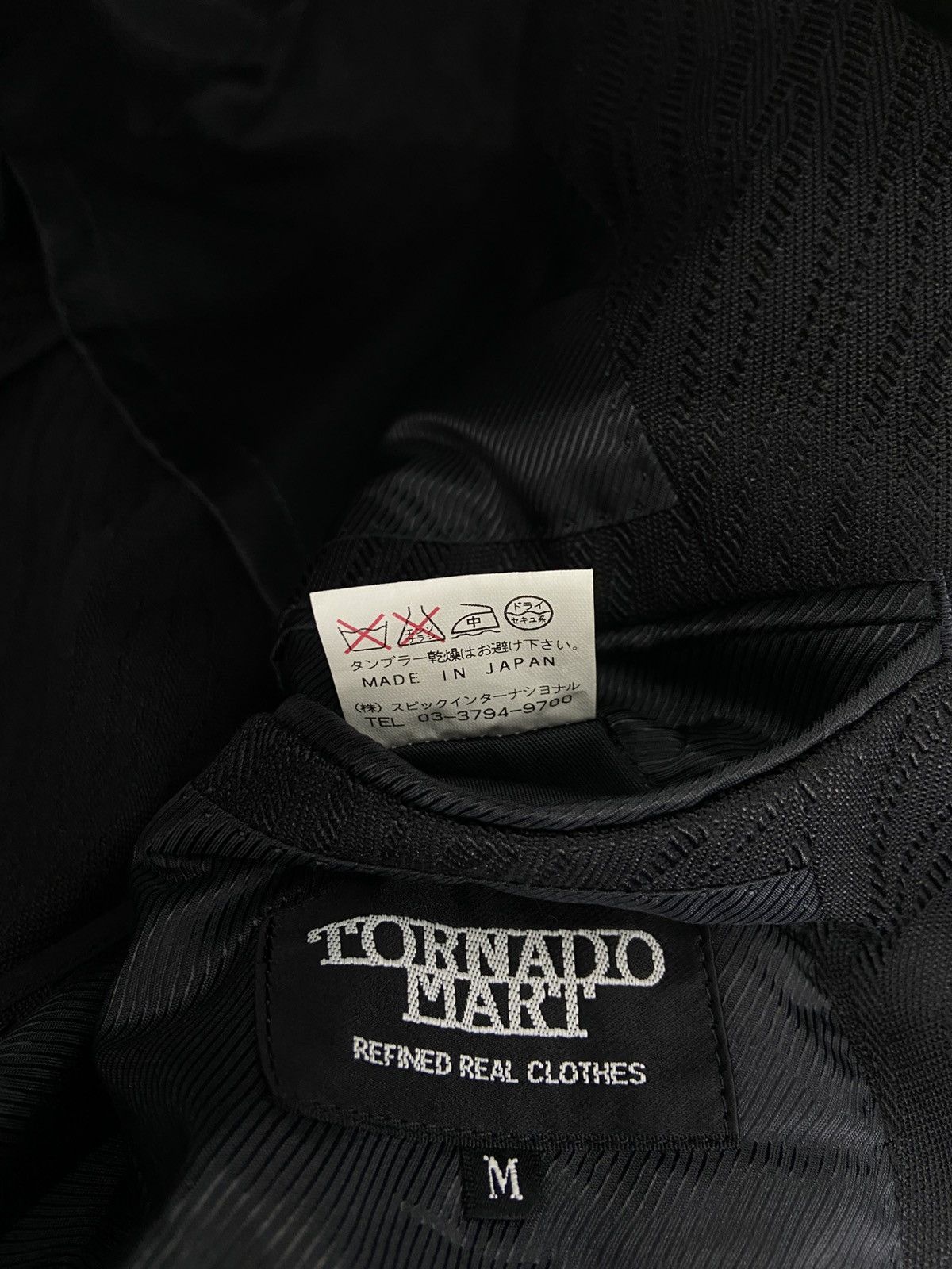 Tornado Mart 🔥 RARE 🔥Tornado Mart Japan Pattern Single Breasted Blazer Size 38S - 16 Thumbnail