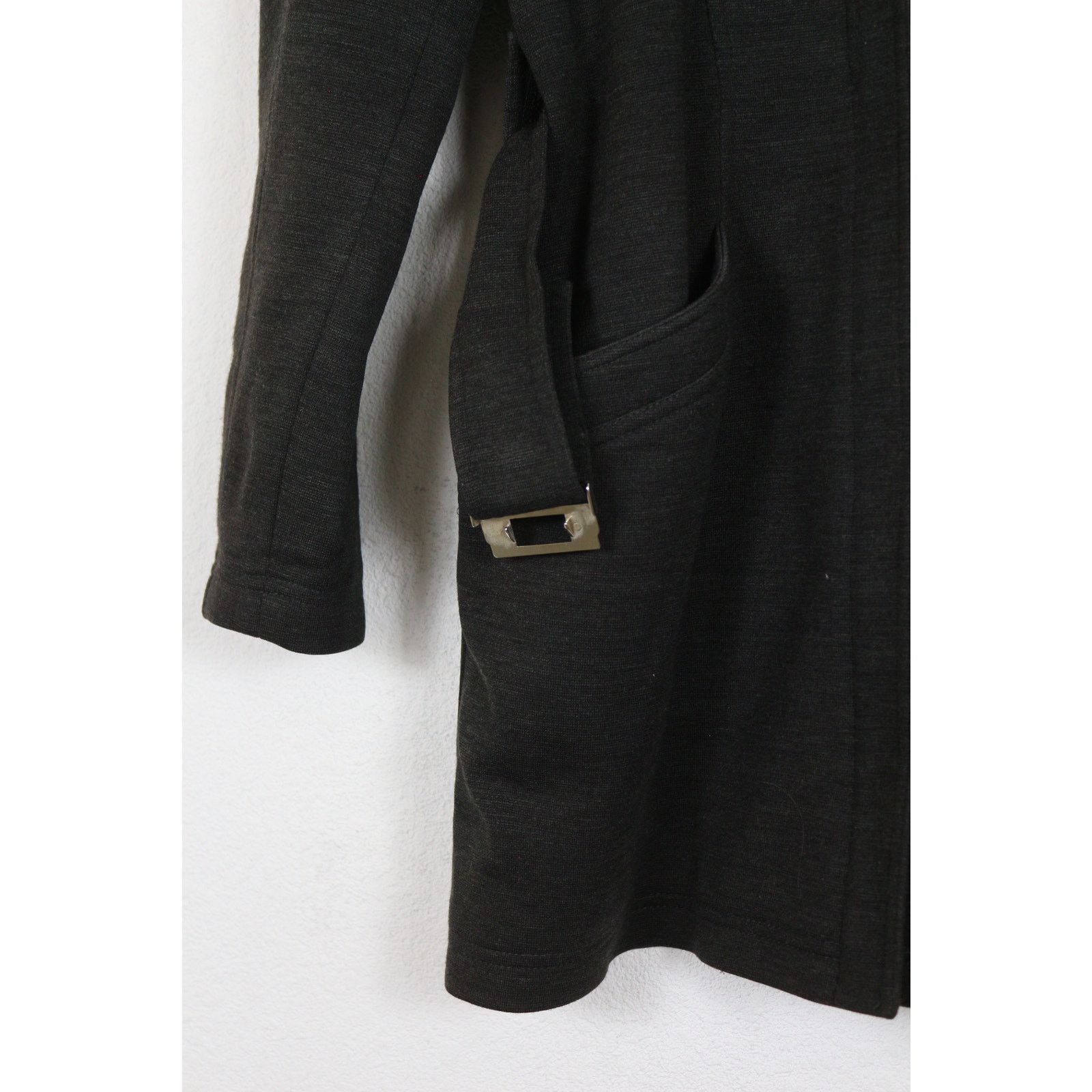 Mugler Thierry Mugler Trademark Belted Coat Black Avant Garde Size M / US 6-8 / IT 42-44 - 4 Thumbnail