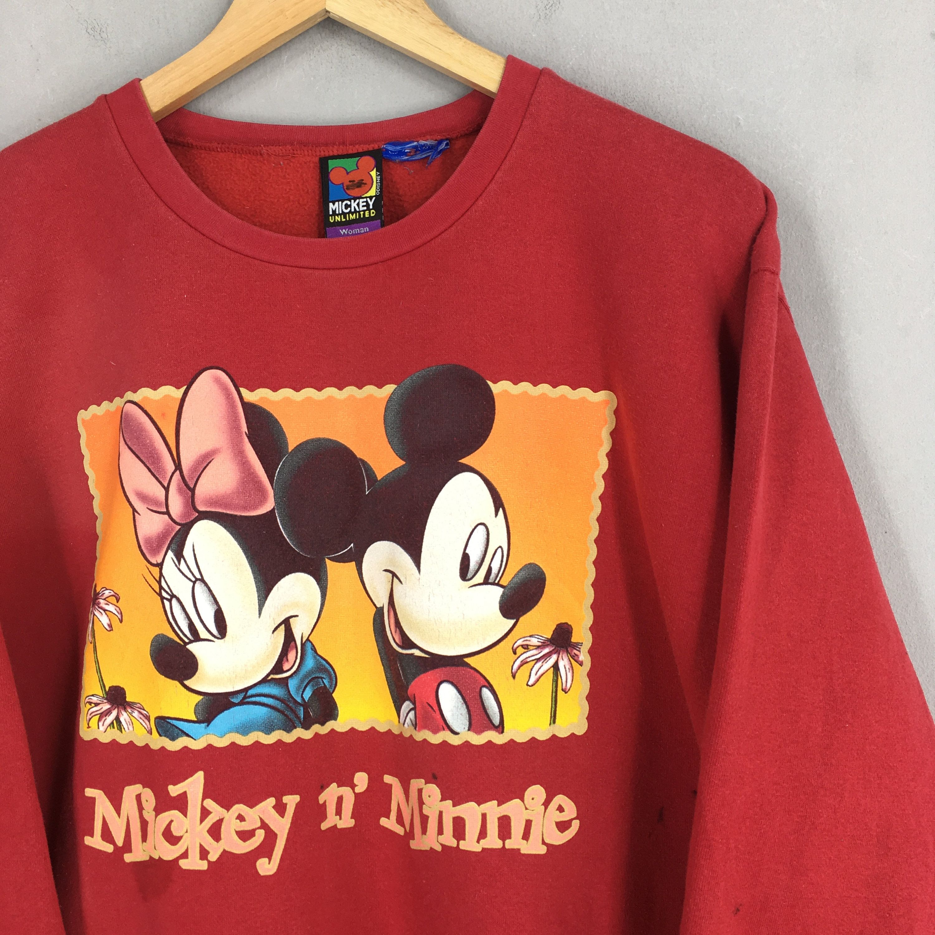Disney Mickey And Minnie Mouse Printed Sweatshirt XLarge Size US XL / EU 56 / 4 - 2 Thumbnail
