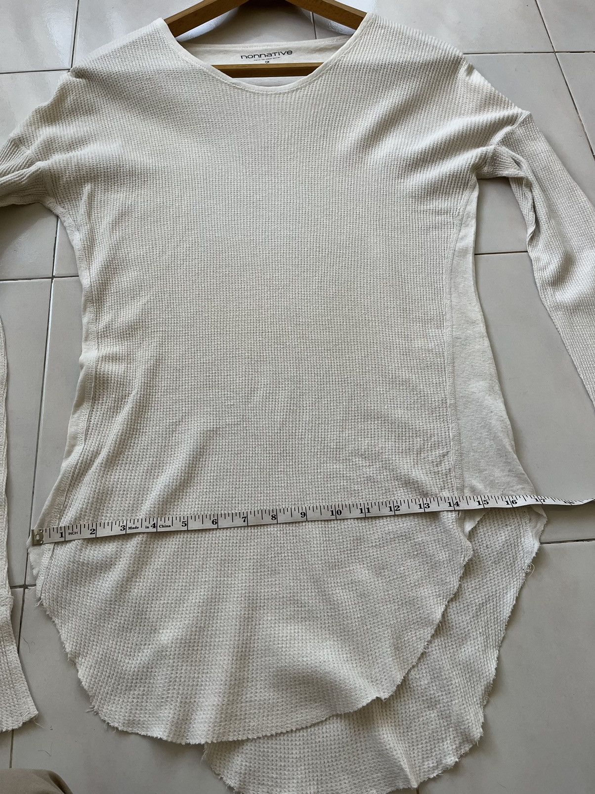 Nonnative Nonnative Waffle Thermal Asymmetrical Unisex Shirt Size S / US 4 / IT 40 - 11 Thumbnail