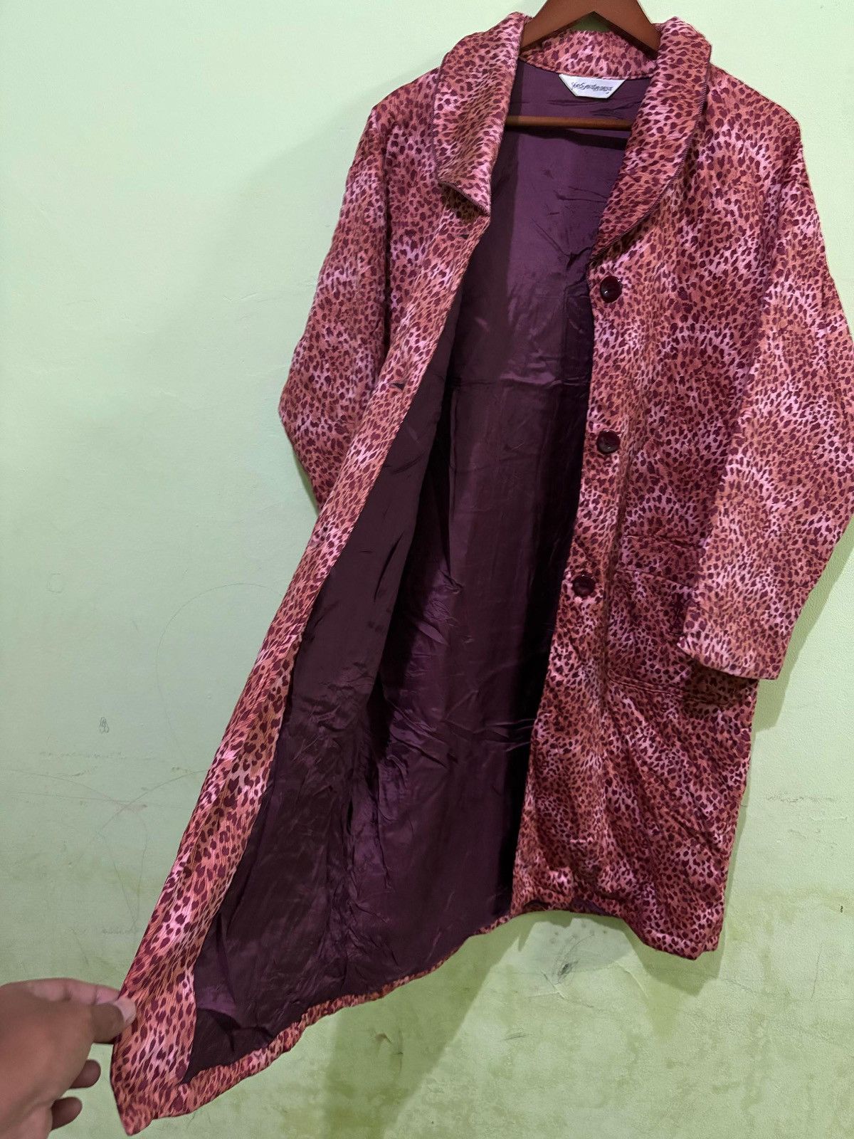 Yves Saint Laurent Yves Saint Laurent Long Jacket Design Leopard Design Size US M / EU 48-50 / 2 - 10 Thumbnail