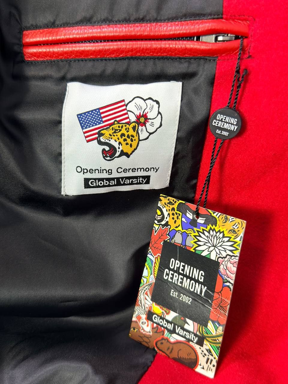 Opening Ceremony Opening Ceremony China Global Varsity Leather Jacket Size US S / EU 44-46 / 1 - 10 Thumbnail