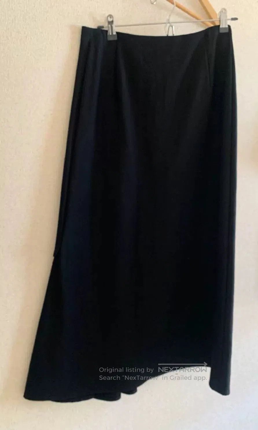 Yohji Yamamoto Yohji Yamamoto Noir Black Midi Skirt. Size 37" - 2 Thumbnail
