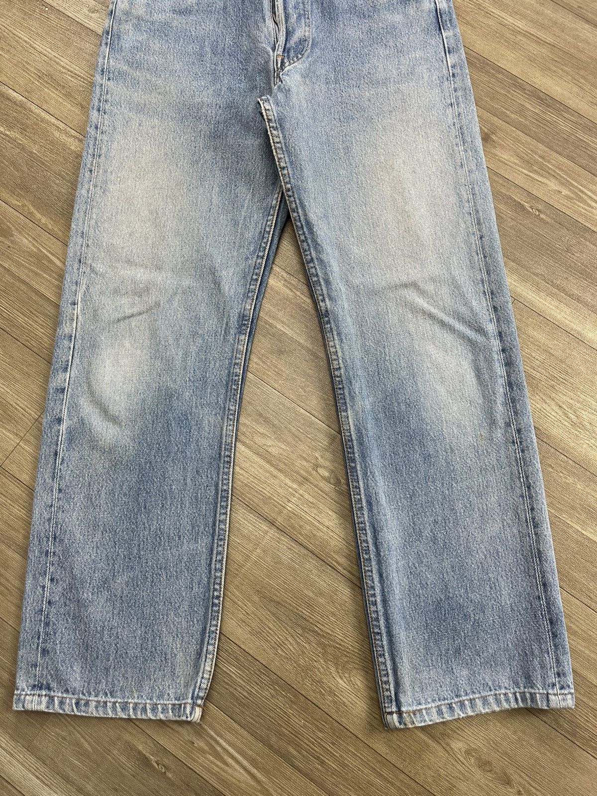 Levi's Vintage Clothing 🇺🇸1990s Vintage Levis 501XX 29x36 Light Blue Straight Jeans Size US 29 - 3 Thumbnail