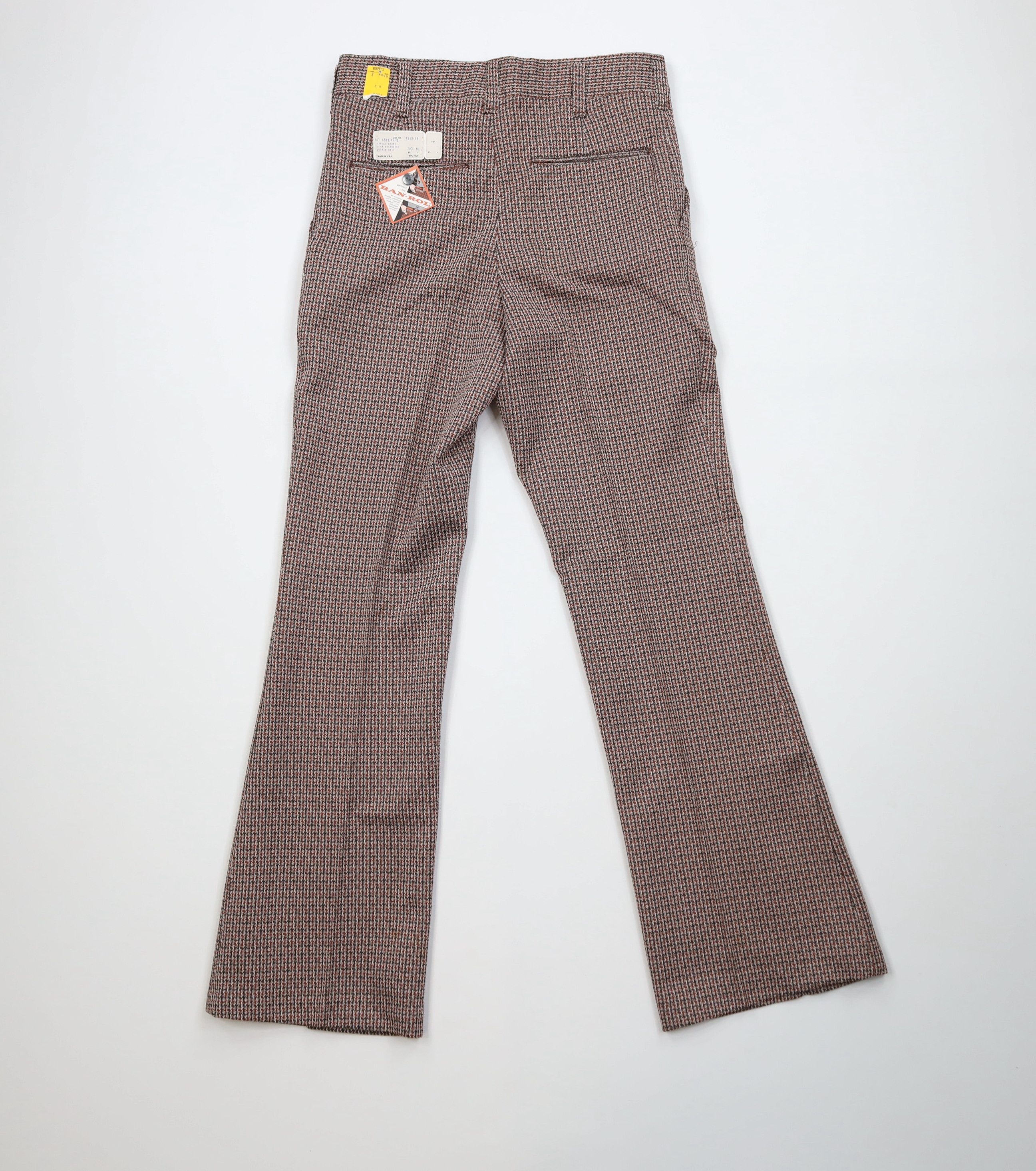 Vintage Deadstock Vintage 70s Streetwear Knit Wide Leg Pants USA Size US 30 / EU 46 - 7 Thumbnail