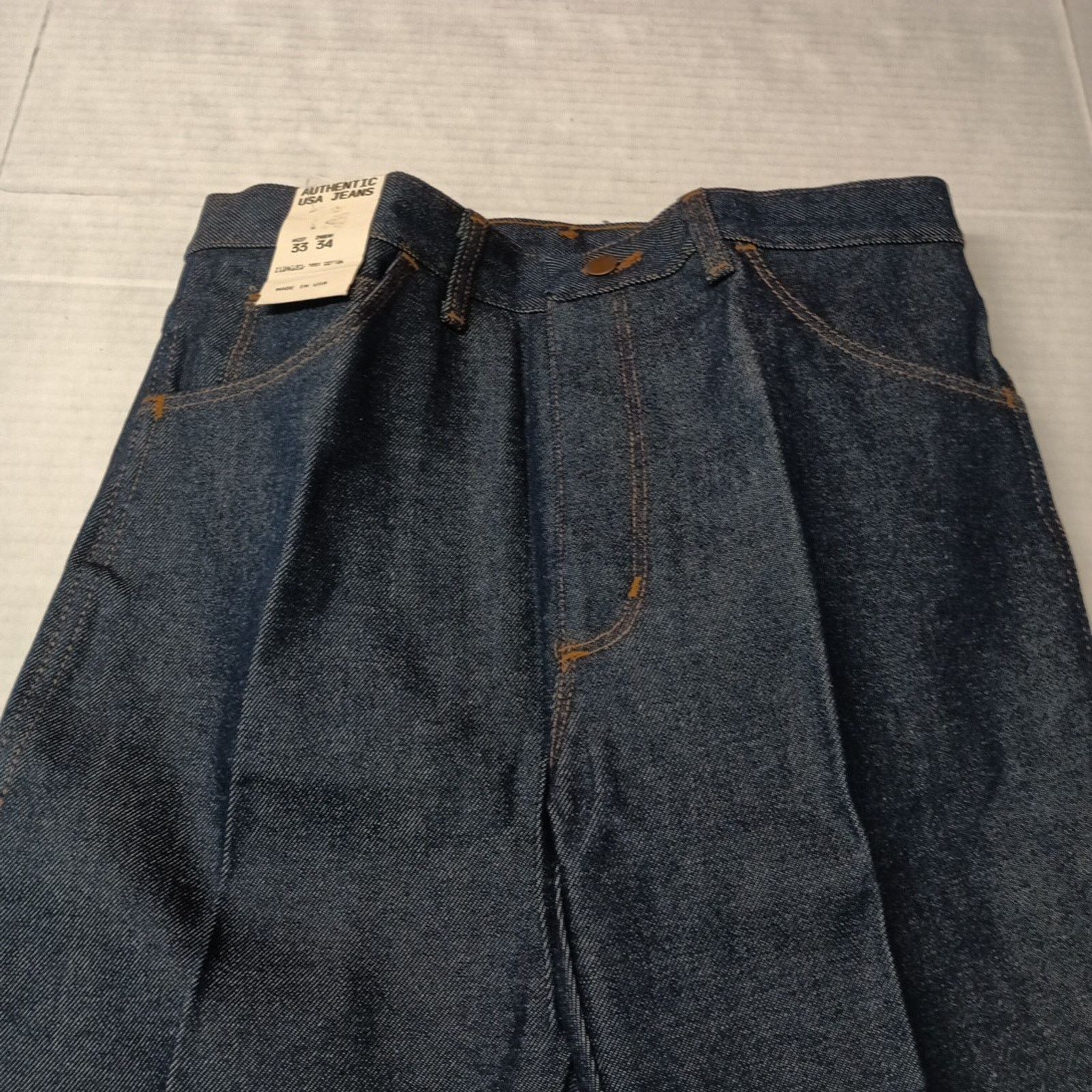 Other Vintage Mister Joe Jeans Men's Size 33x34 Blue Straight Leg Size US 33 - 5 Thumbnail