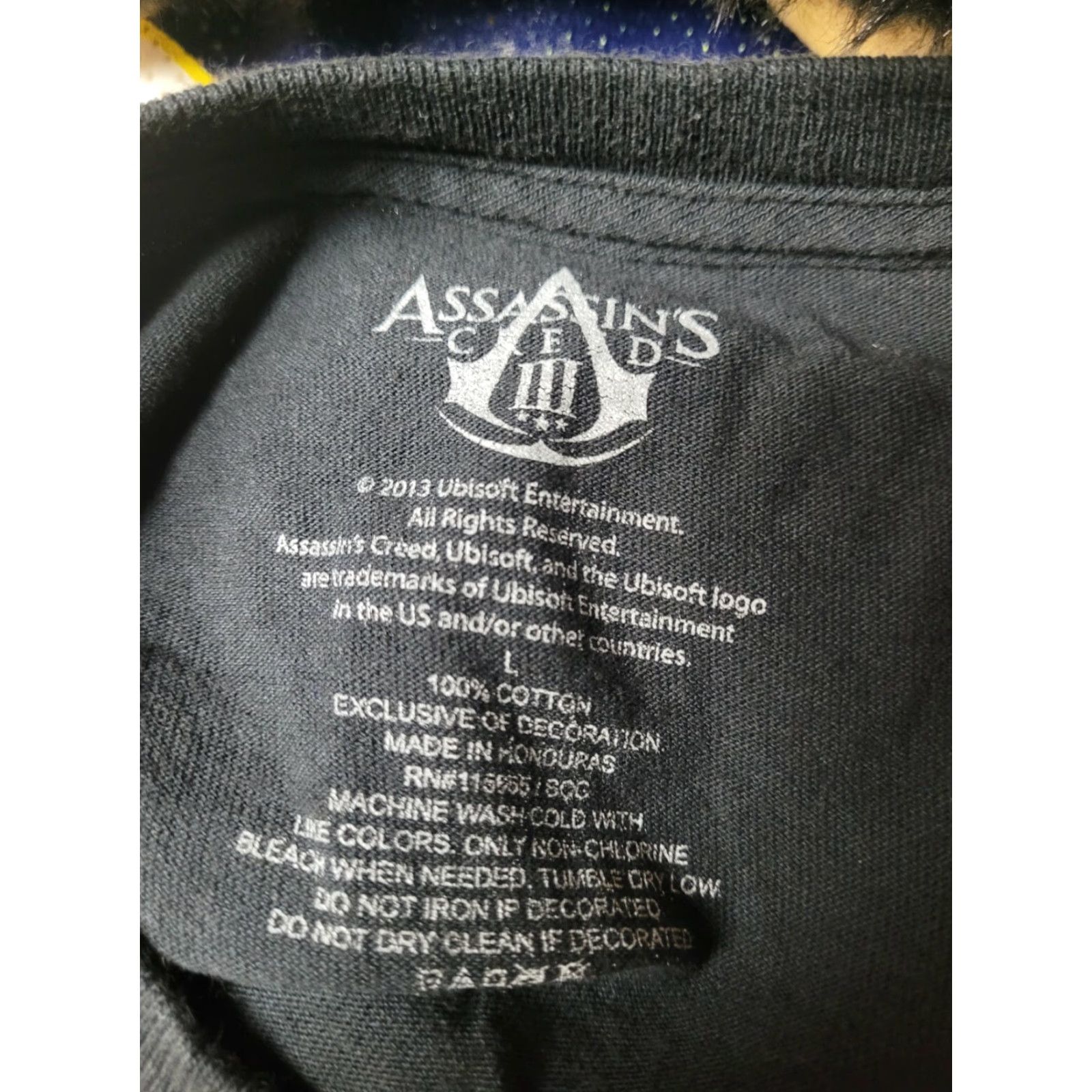 Logo 7 VTG Assassin's Creed III Video Game Logo T Shirt Large Ubisoft Gamer 2013 Promo Size US L / EU 52-54 / 3 - 3 Thumbnail