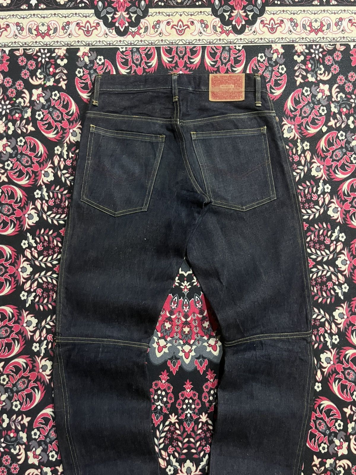 Christopher Nemeth ⚡️Designer⚡️Christopher Nemeth Deconstructed Raw Indigo Jeans Size US 30 / EU 46 - 5 Thumbnail