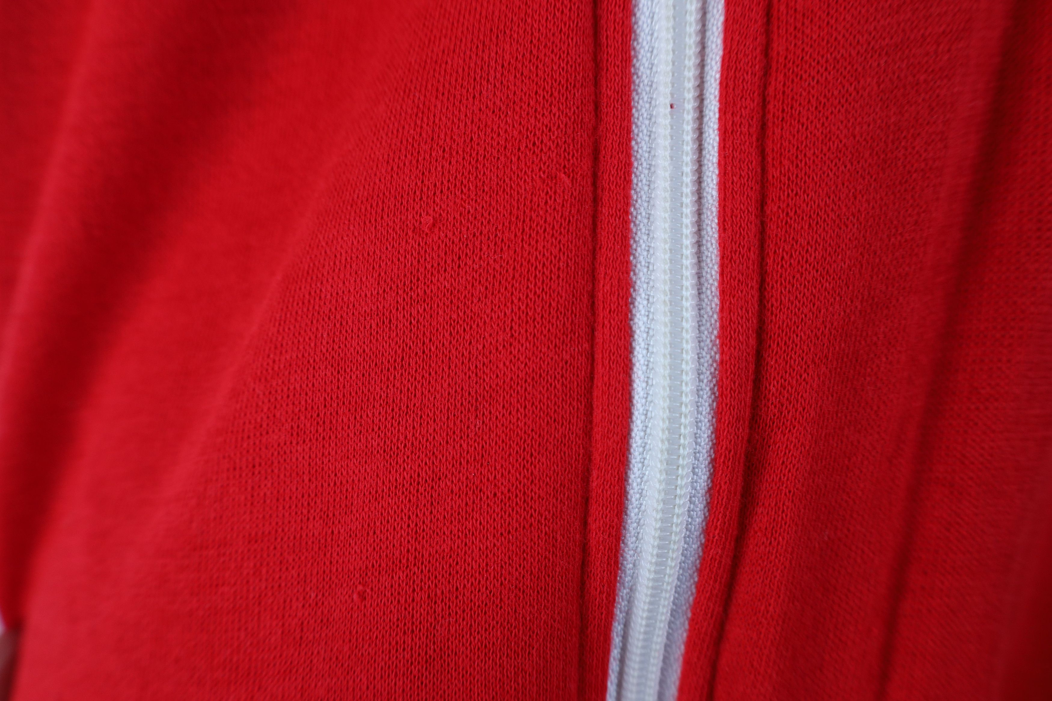 Vintage Vintage 70s Streetwear Striped Knit Warm Up Track Jacket Size US M / EU 48-50 / 2 - 5 Thumbnail