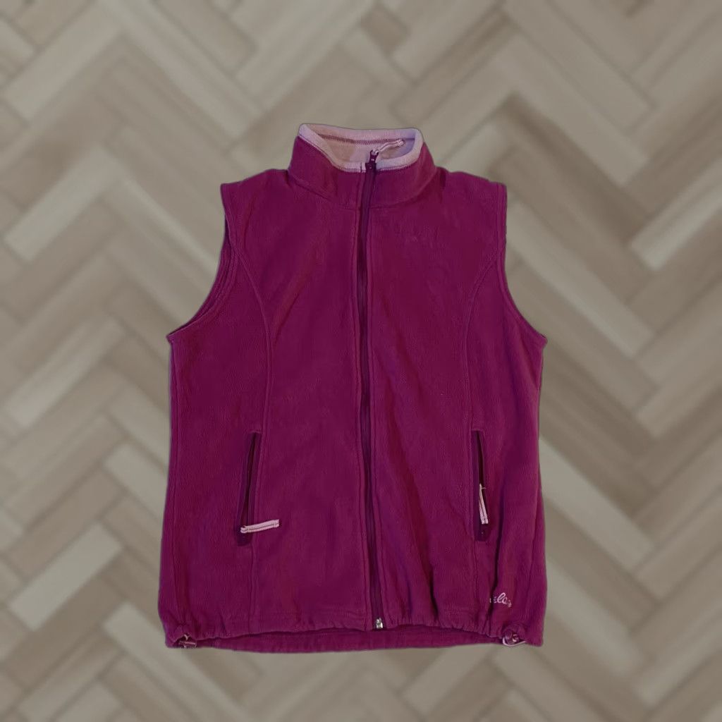 Vintage **Cabela's Women Pink Outdoor Mid-Length Fleece Vest Sz Medium** User: Cabela's Women Pink Outdoor Mid-Length Fleece Vest Sz Medium Size M / US 6-8 / IT 42-44 - 1 Thumbnail