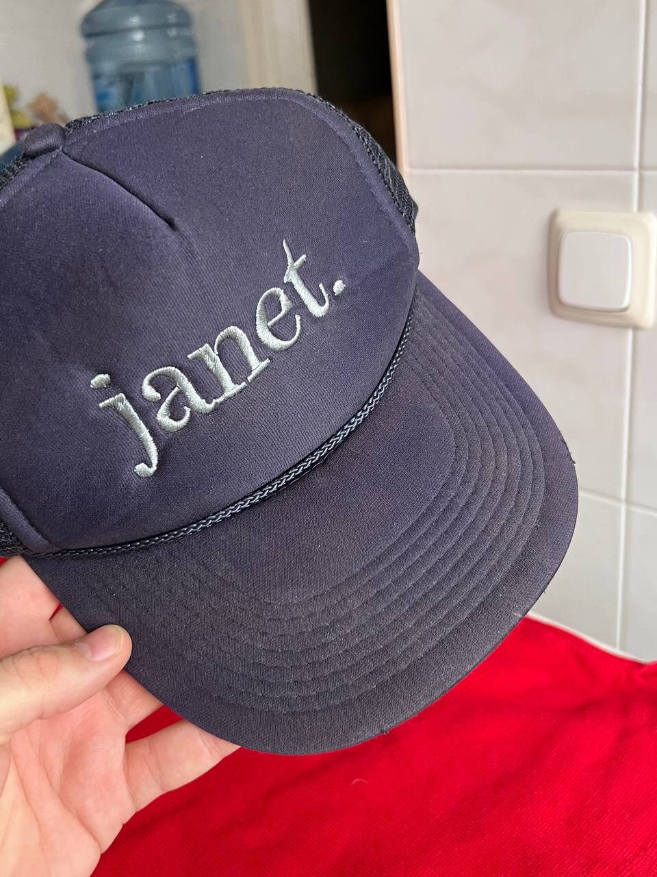 Band Tees × Otto Janet Jackson 90s World Tour Vintage Concert Band Cap Hat Size ONE SIZE - 2 Thumbnail