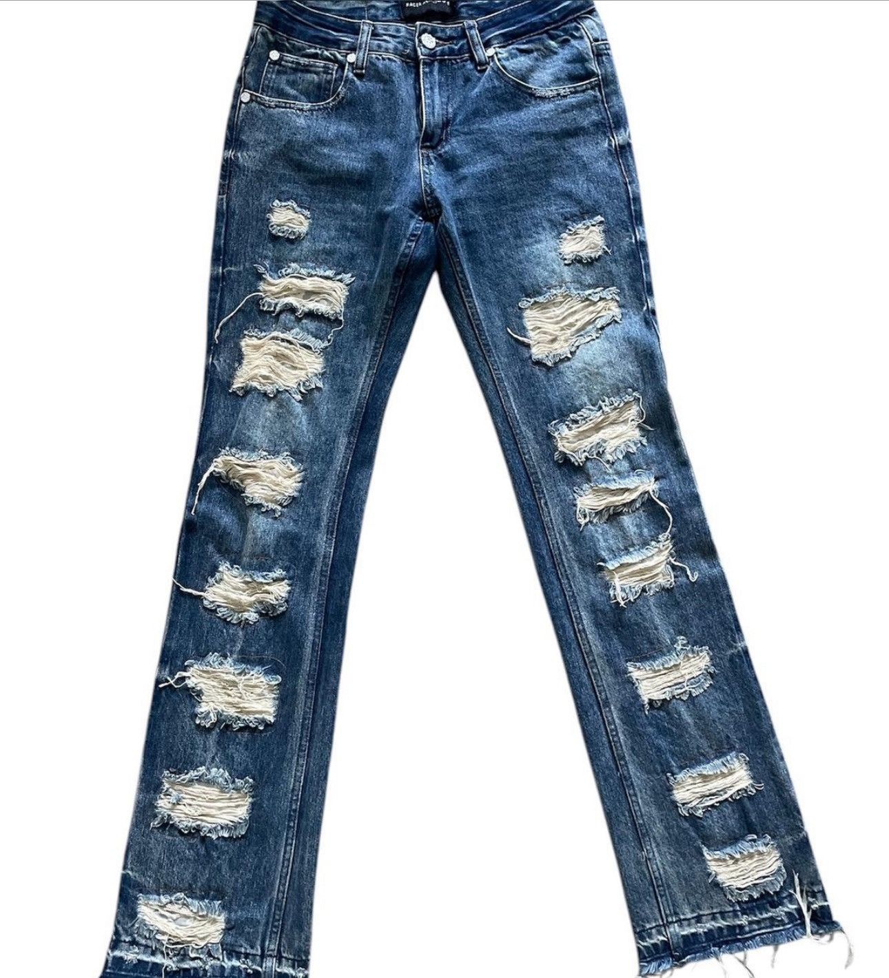 Racer Worldwide Racer Worldwide distressed denim Size US 28 / EU 44 - 1 Thumbnail