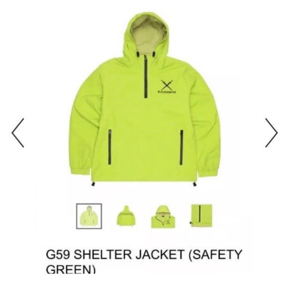 G59 Records G59 saftey green shelter jacket INLFTRGMH Size US XL / EU 56 / 4 - 1 Thumbnail