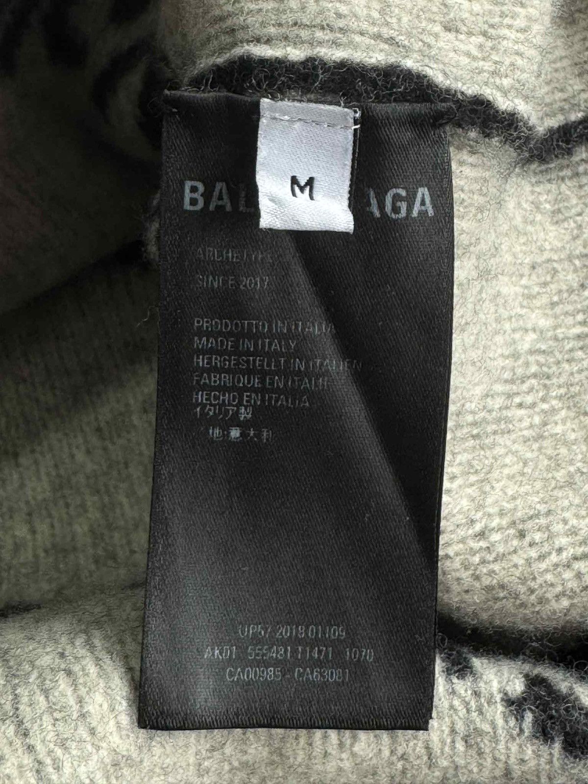 Balenciaga Balenciaga - All Over Print Wool Crewneck Size M / US 6-8 / IT 42-44 - 10 Thumbnail