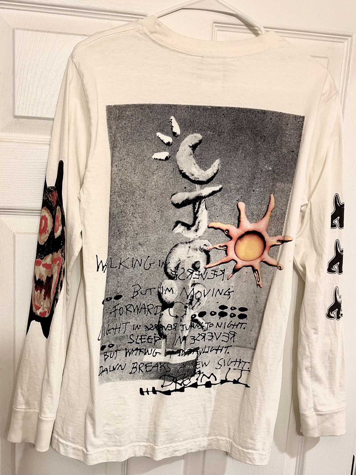 Travis Scott Travis Scott Cactus Jack - Air Record Long Sleeve Tee Size US S / EU 44-46 / 1 - 2 Thumbnail
