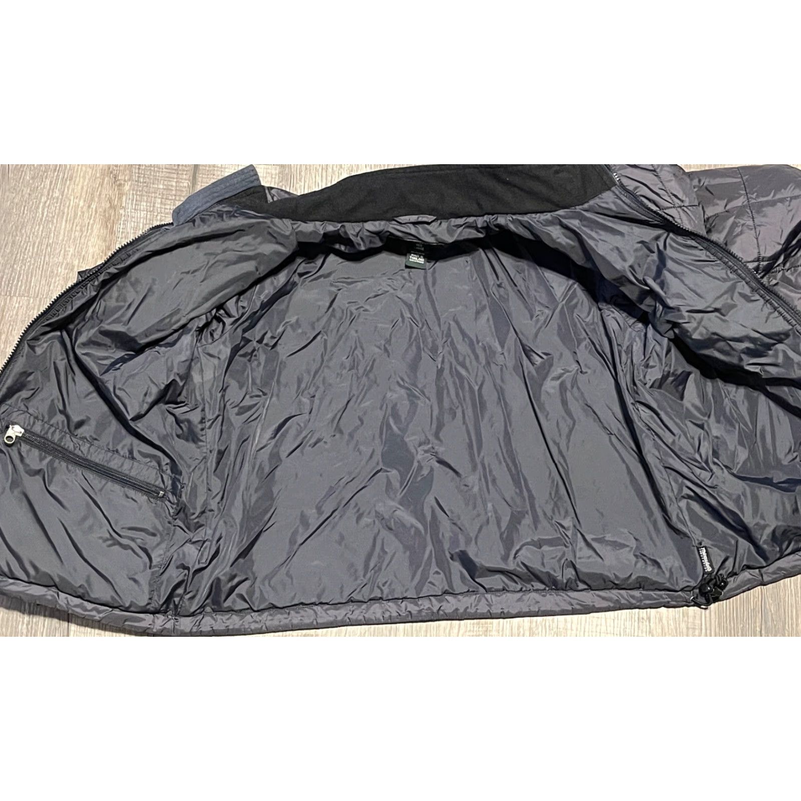 Vintage LL Bean Womens THINSULATE Jacket Charcoal Gray Size Large Size L / US 10 / IT 46 - 5 Thumbnail