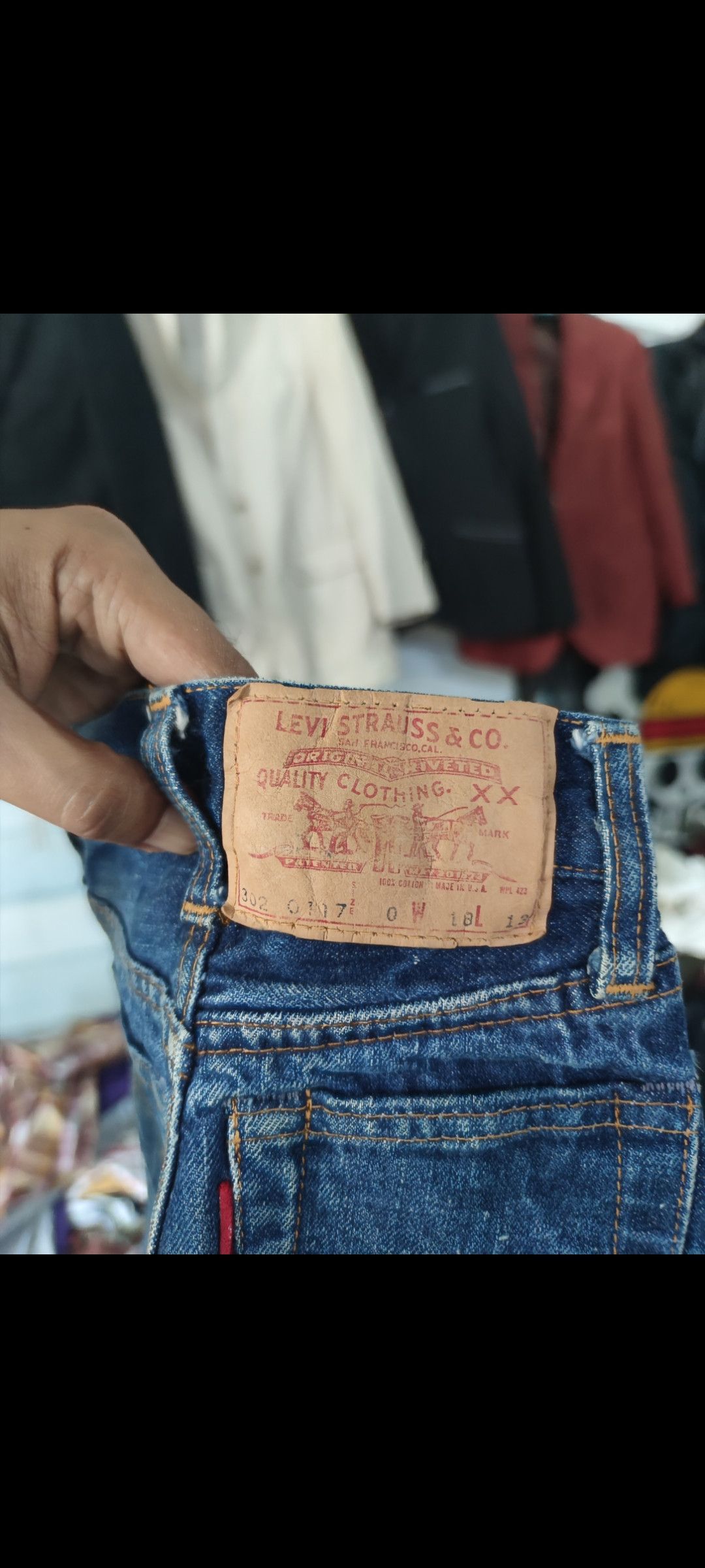 Levi's × Vintage VINTAGE 60S LEVI'S STRAUSS TODDLER SIZE 0 SELVEDGE JEAN Size US 26 / EU 42 - 10 Thumbnail