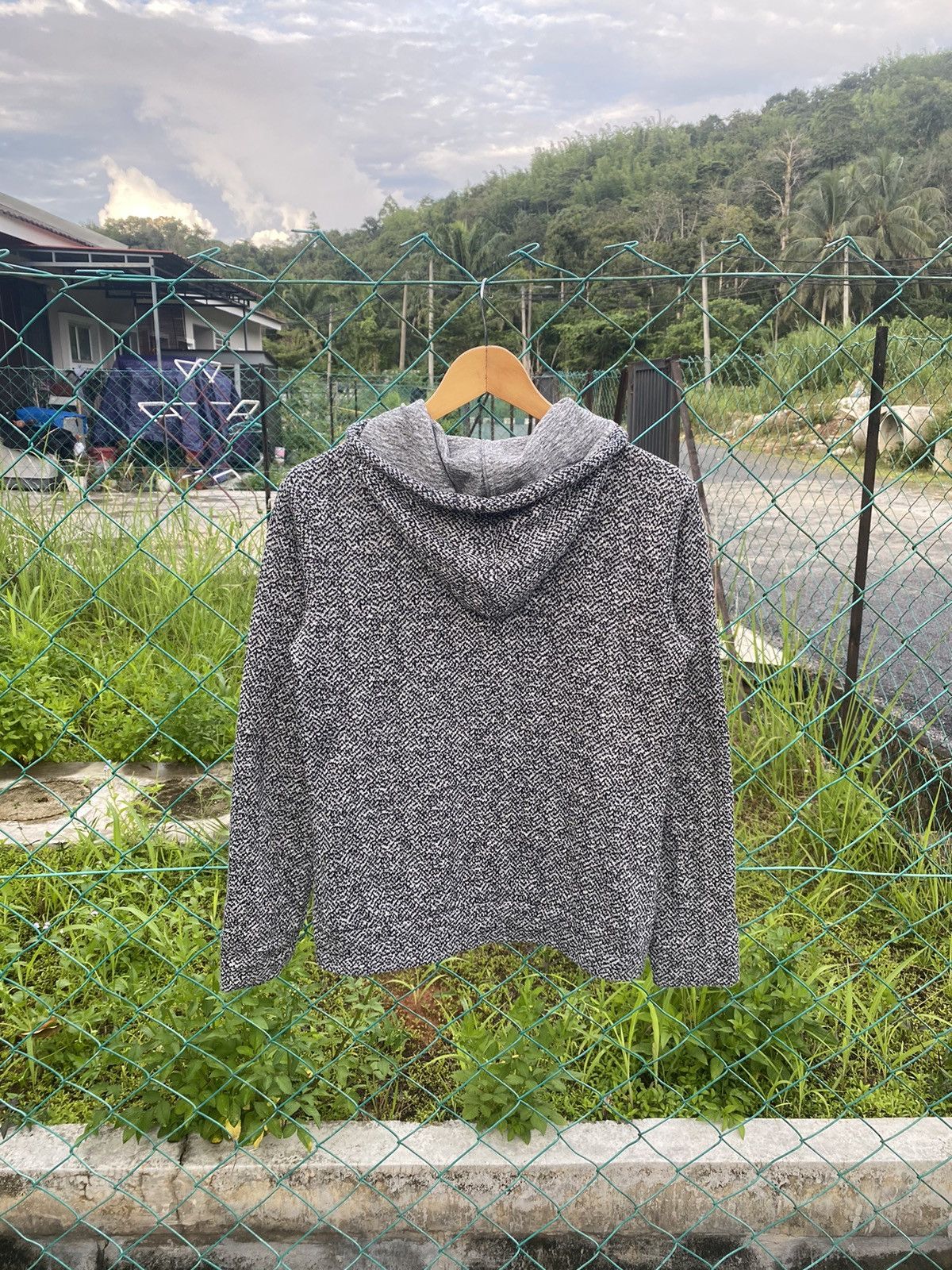 In The Attic × Japanese Brand AW In the attic twill zip up hoodies Size M / US 6-8 / IT 42-44 - 2 Thumbnail