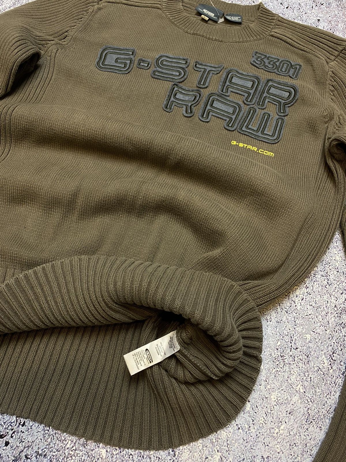 G-Star × Japanese Brand 💥AVANT GARDE G STAR RAW KNIT SWEATER Size US L / EU 52-54 / 3 - 8 Thumbnail