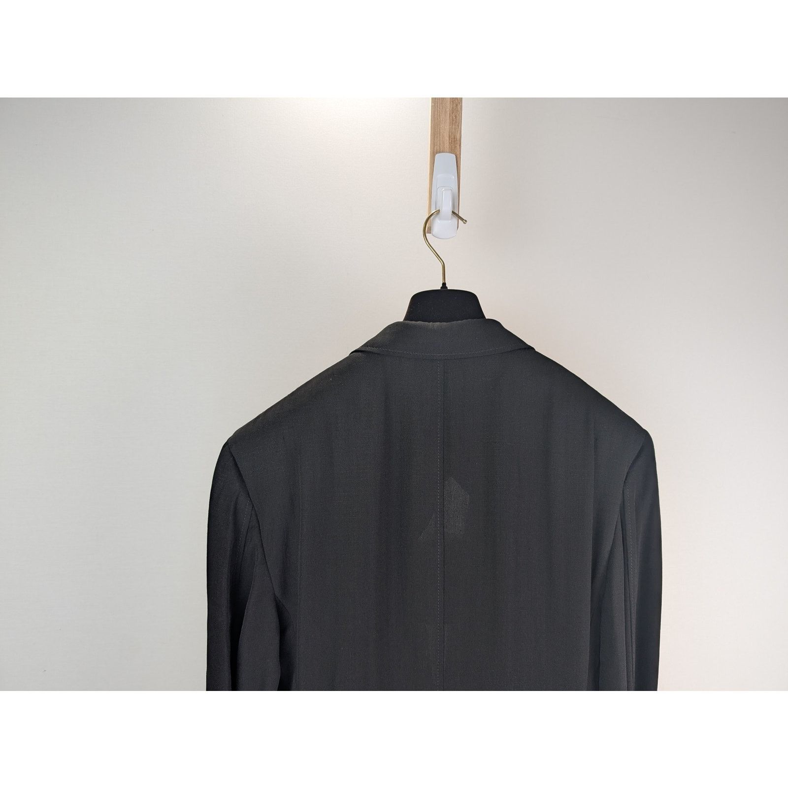 Bottega Veneta o1rshd1 Grainy Viscose Silk Jacket in Black Size US M / EU 48-50 / 2 - 7 Thumbnail