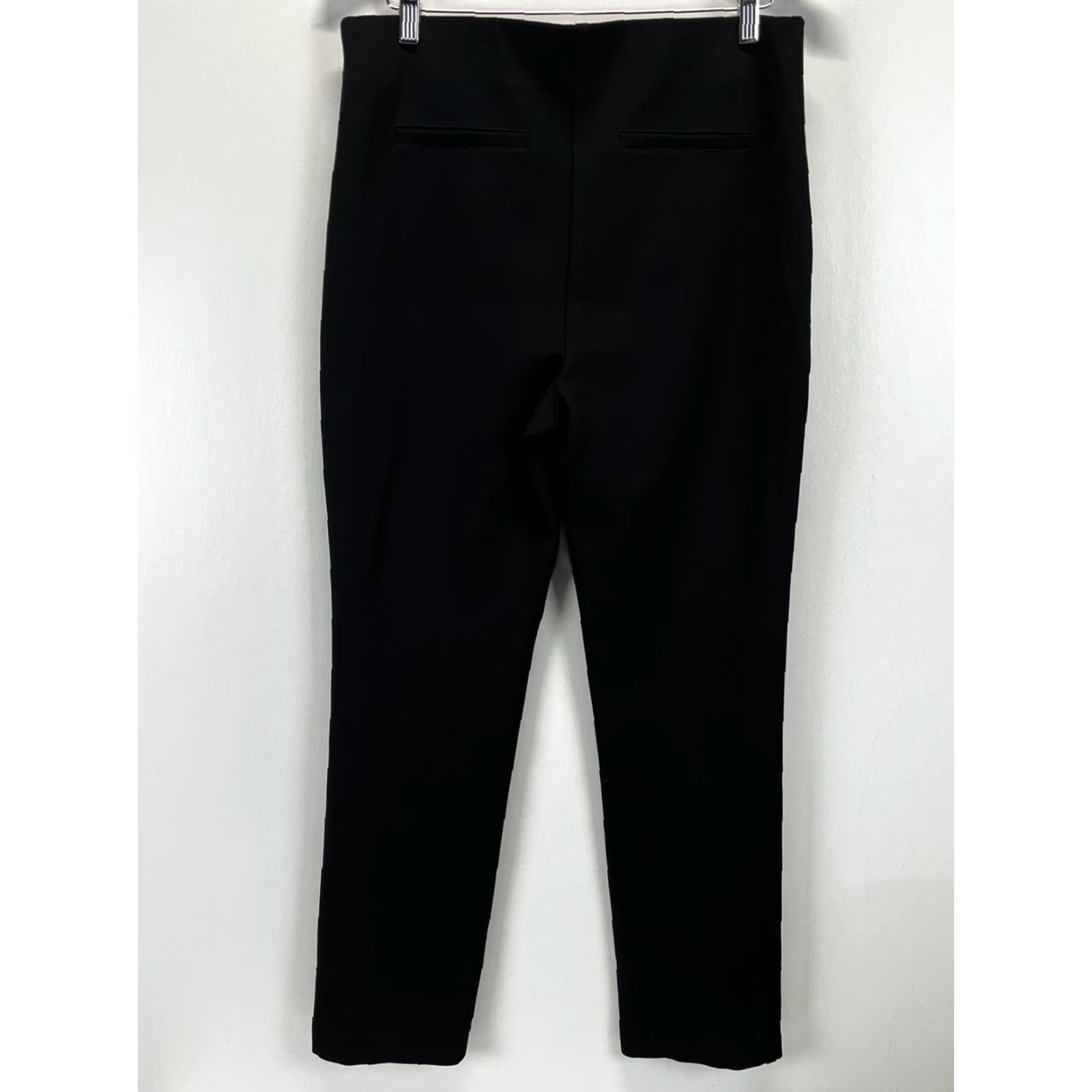 Vintage Chico's Travelers Slinky Pants Sz 1 Black Pull On Elastic Waist Ankle Women Regular Vintage No Size 25" / US 0 / IT 36 - 2 Thumbnail