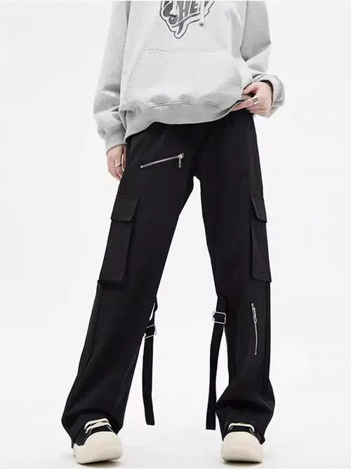 Vintage Hitomi x Chie Black High Street Vintage Loose Casual Pants Size US 30 / EU 46 - 3 Thumbnail
