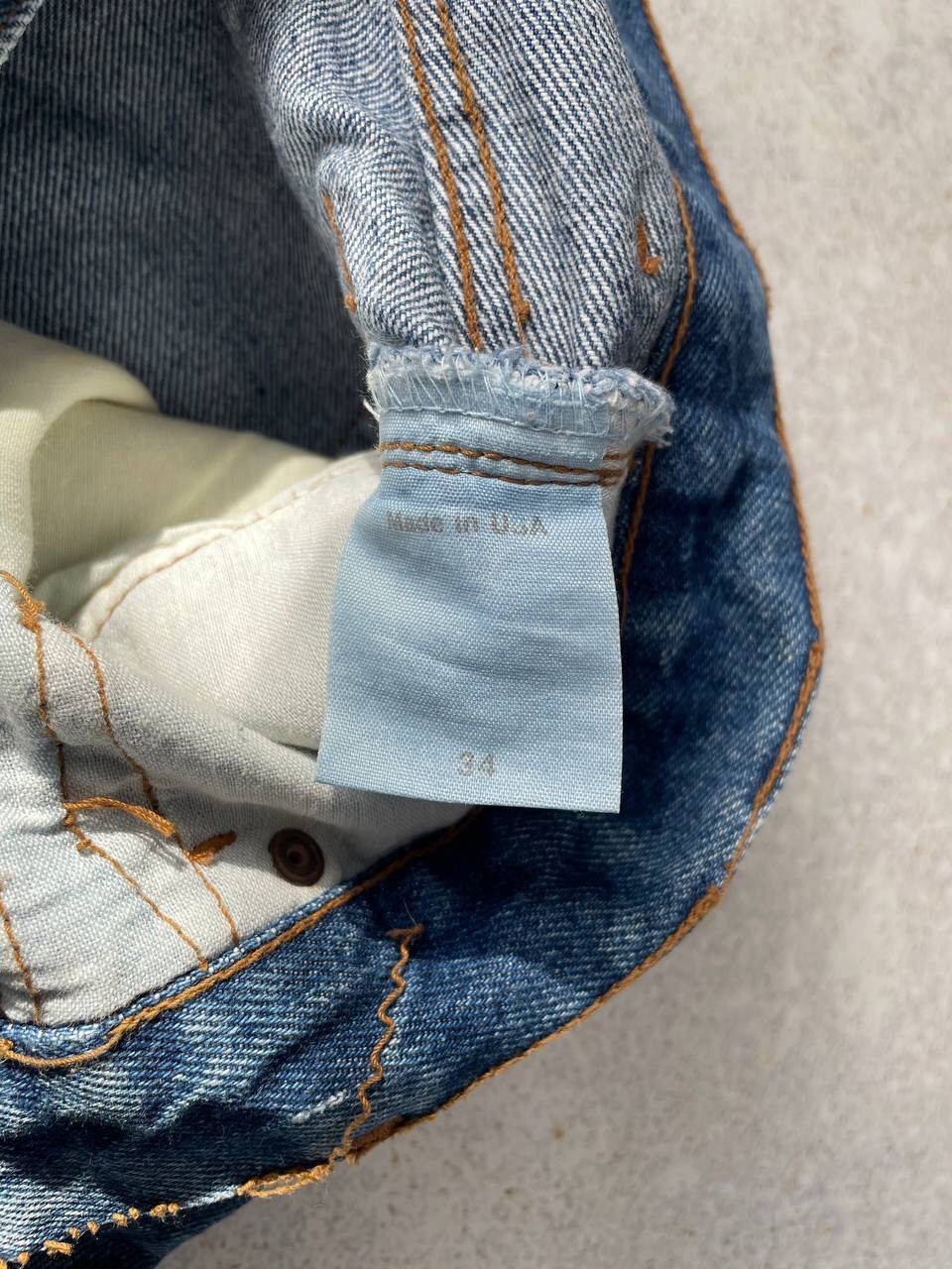 Levi's × Levi's Vintage Clothing Vintage 90s Levi’s 501 Blue Denim Baggy Pants Made In USA Size US 34 / EU 50 - 7 Thumbnail