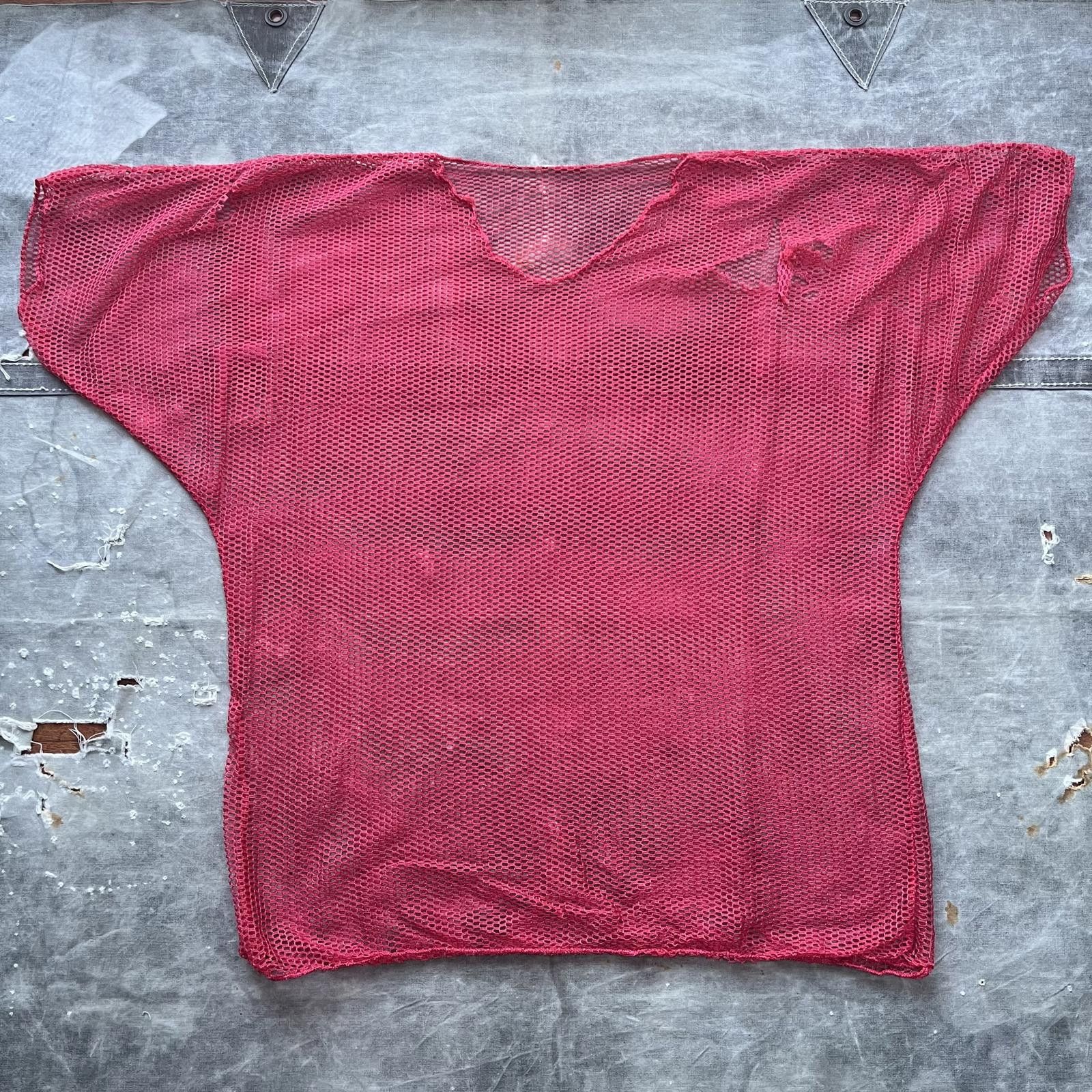 Vintage Vintage 80s Red Mesh Football Sports Grunge Jersey Size US XL / EU 56 / 4 - 1 Thumbnail