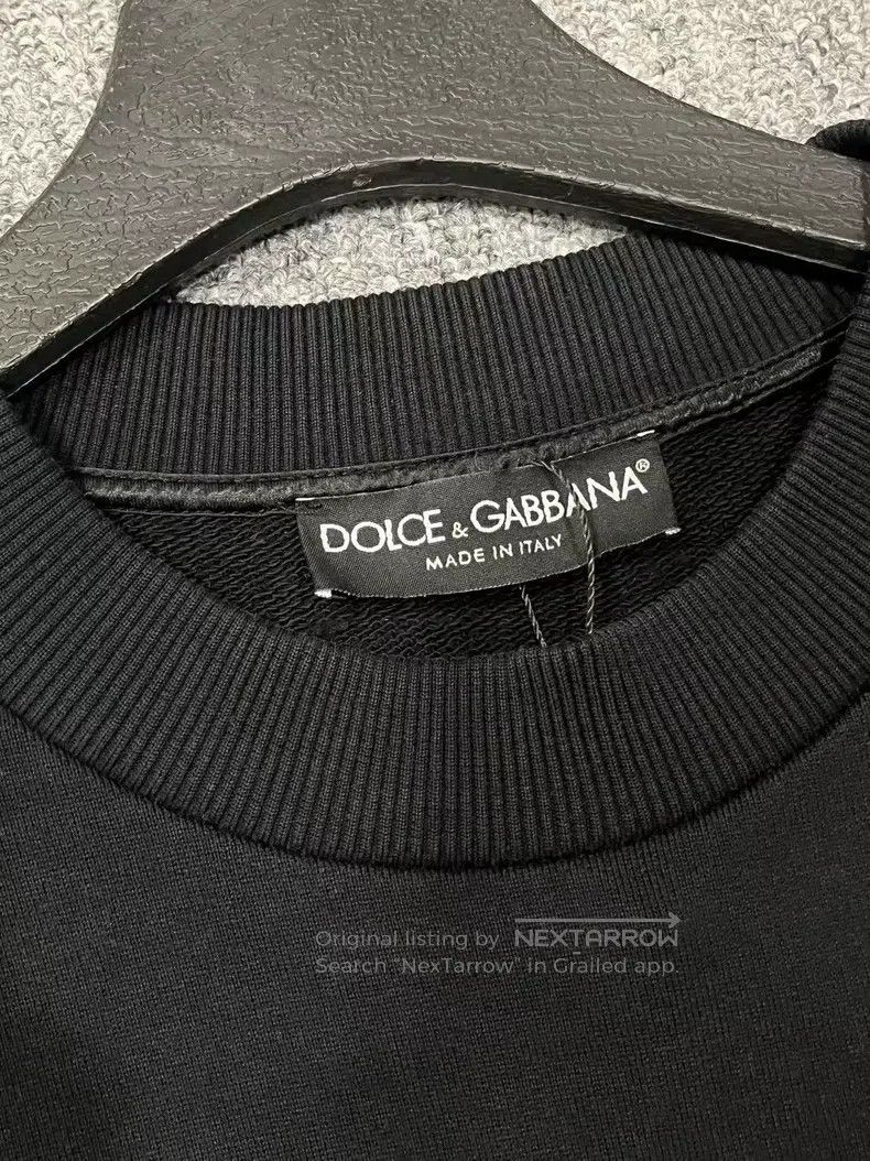 Dolce & Gabbana Dolce Gabbana Chest Logo Printed Black Hoodie Size US S / EU 44-46 / 1 - 3 Thumbnail