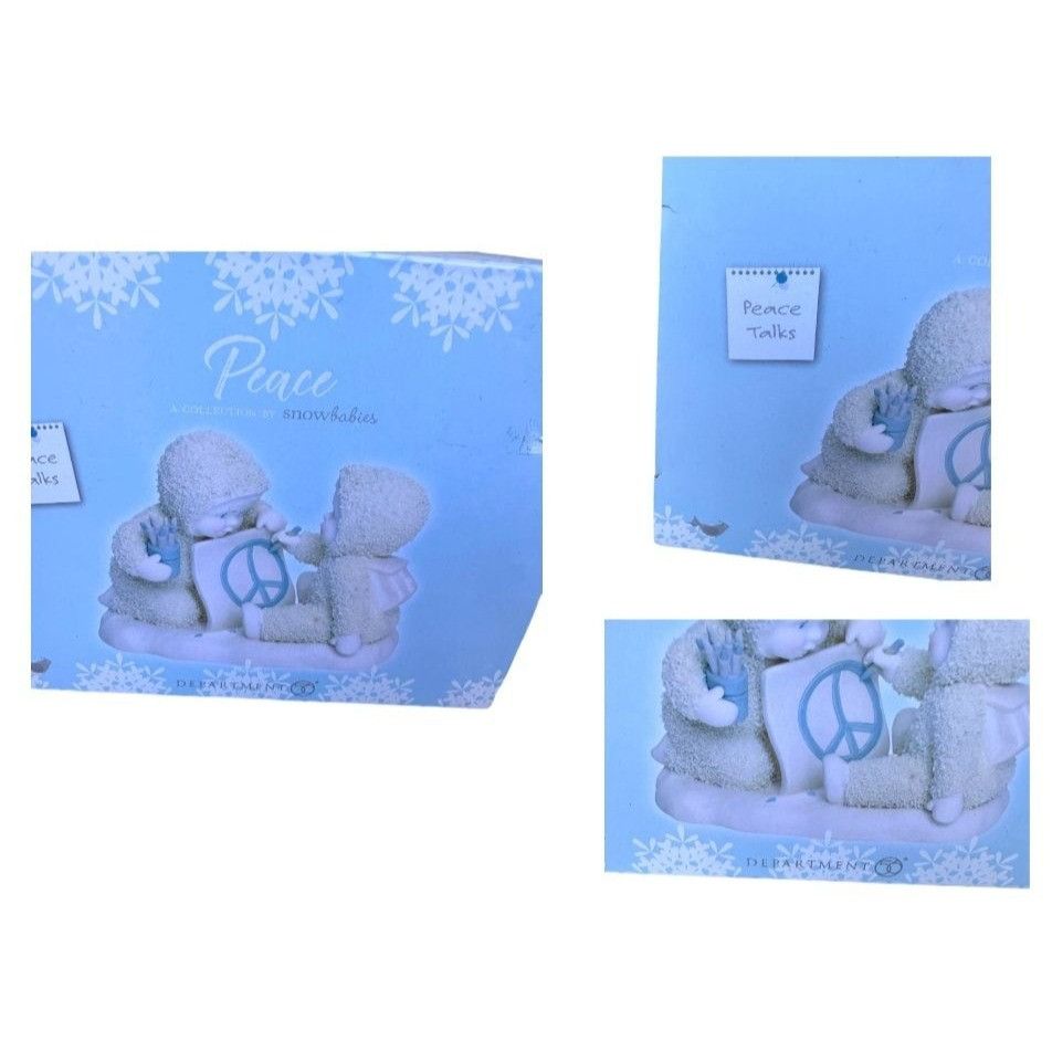 Other Department 56 Peace Talks Snowbaby Figurine 2018 Enesco Chri Size ONE SIZE - 11 Thumbnail