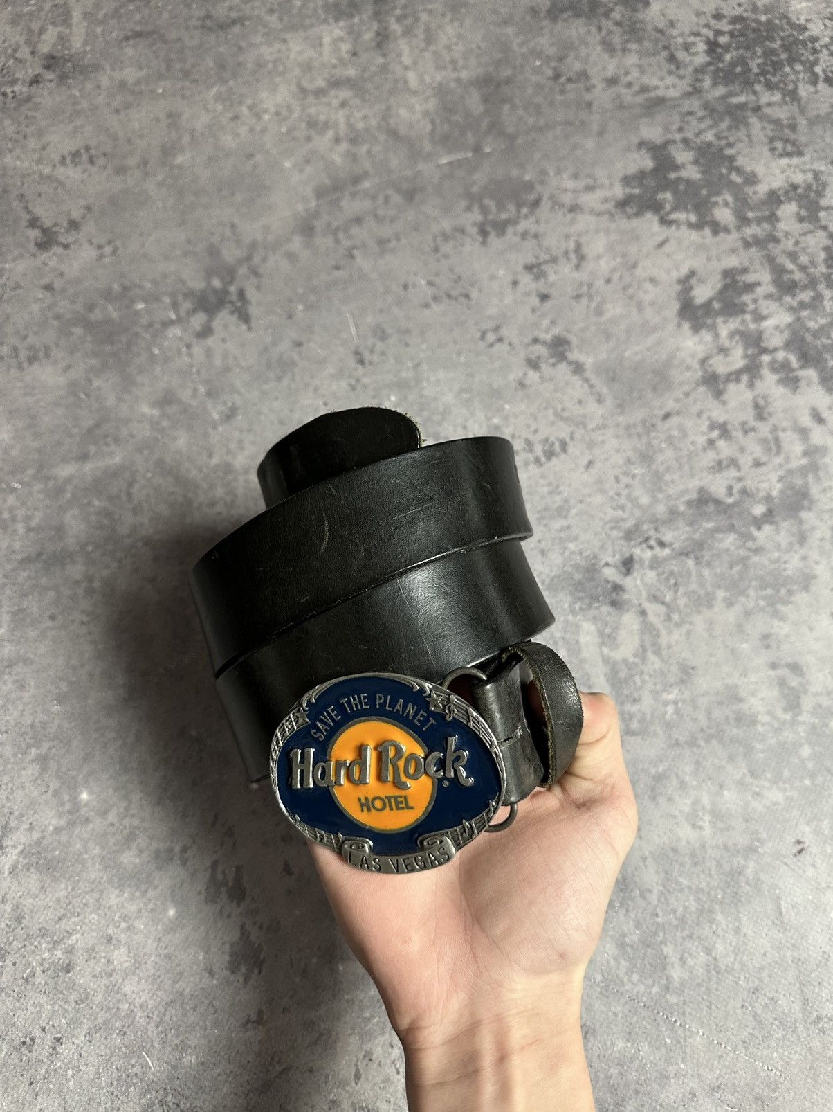 Hard Rock Cafe 🌍RARE Hard Rock Belt USA🌍 Size ONE SIZE - 2 Thumbnail