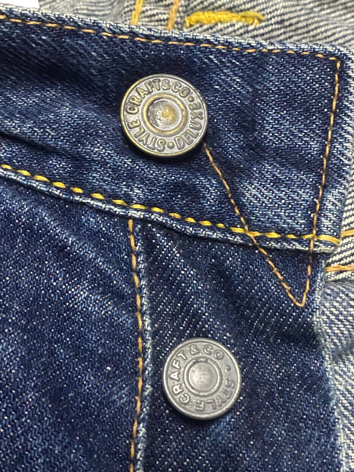Evisu Vintage Evisu Yamane Selvedge Buckle Back Baggy Jeans Size US 34 / EU 50 - 12 Thumbnail
