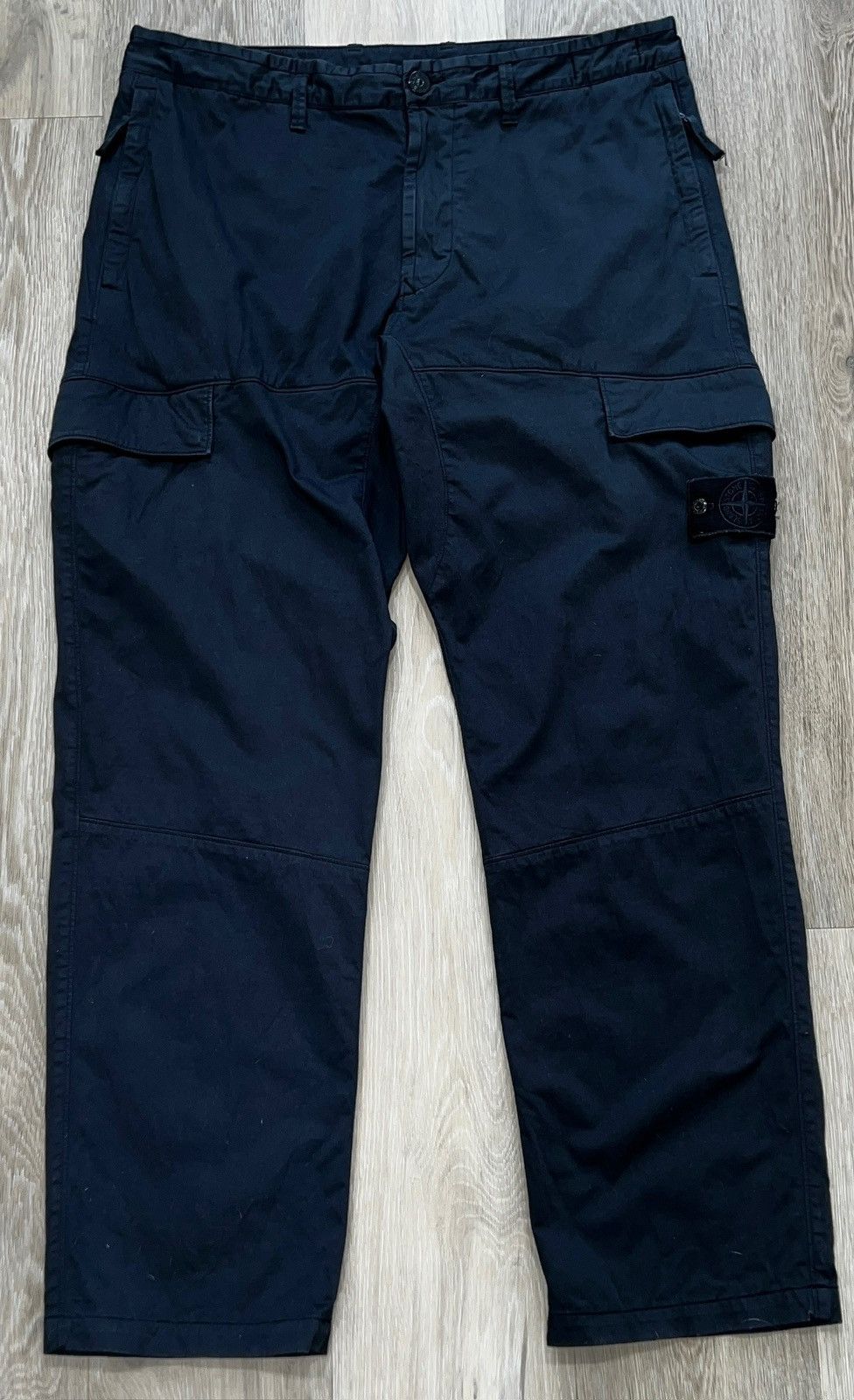 image of Stone Island Cargo Pants Size 36 in Blue, Men's