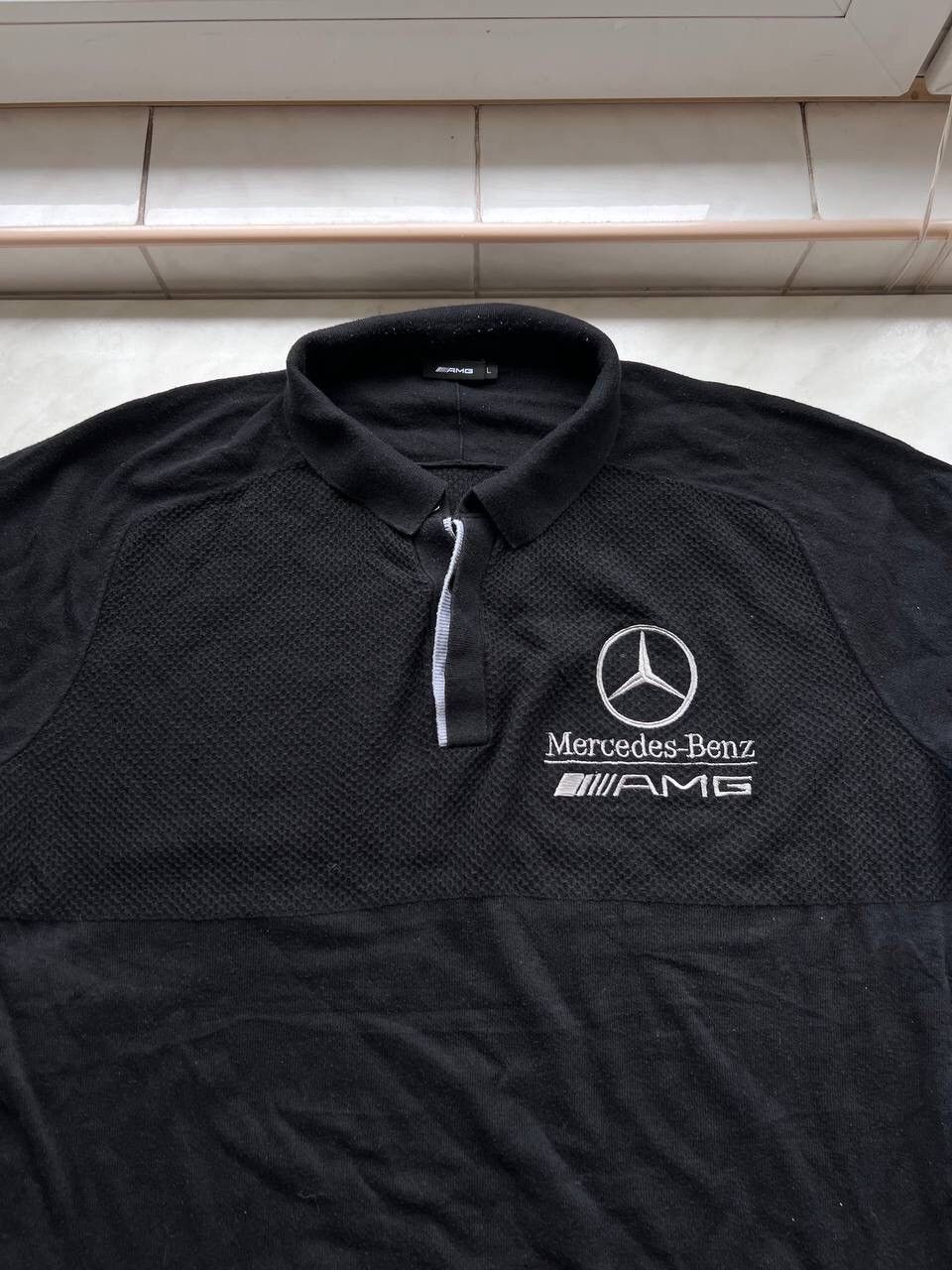 Mercedes-Benz Vintage Mercedes Benz AMG Racing Polo T-Shirt Size L Black Size US L / EU 52-54 / 3 - 3 Thumbnail