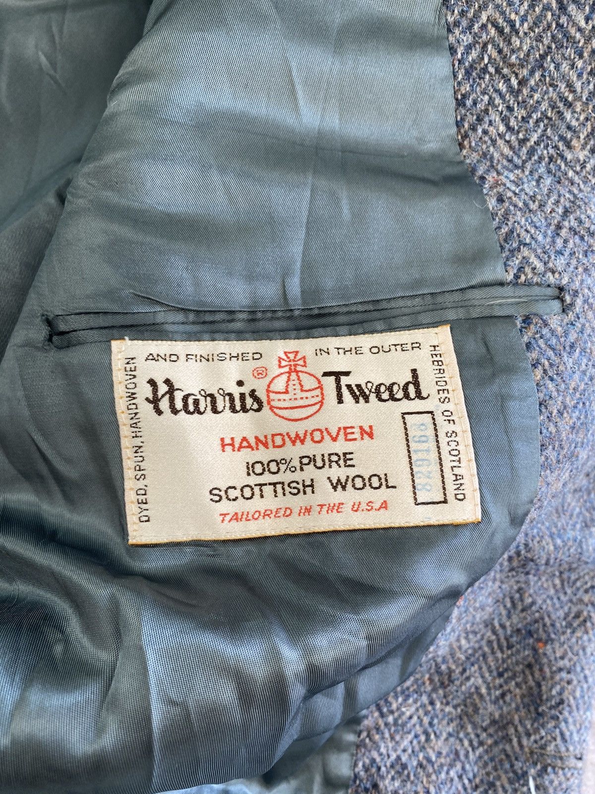 Harris Tweed Harris Tweed Union Made in USA Scottish Wool Blazer Size 42R Size 42R - 5 Thumbnail
