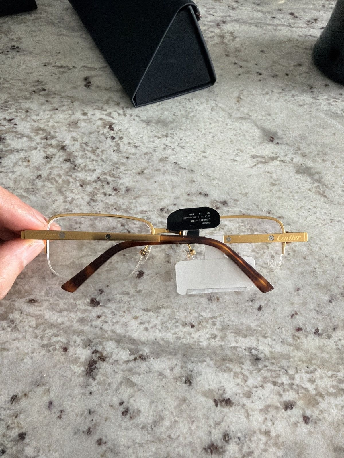 Cartier Cartier CT0041O Gold Optical Frames Size ONE SIZE - 6 Thumbnail