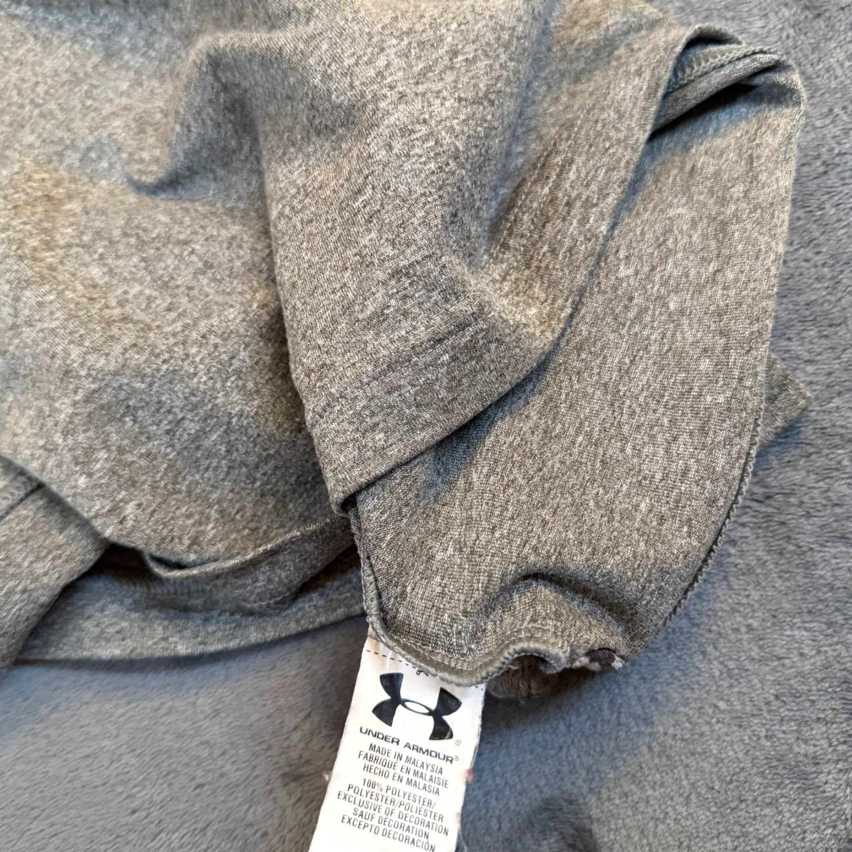 Under Armour Under Armour HeatGear Pullover 1/4 Zip Camouflage Mock Neck Mens M Brown Gray Antler Logo Vintage No Size US M / EU 48-50 / 2 - 6 Thumbnail