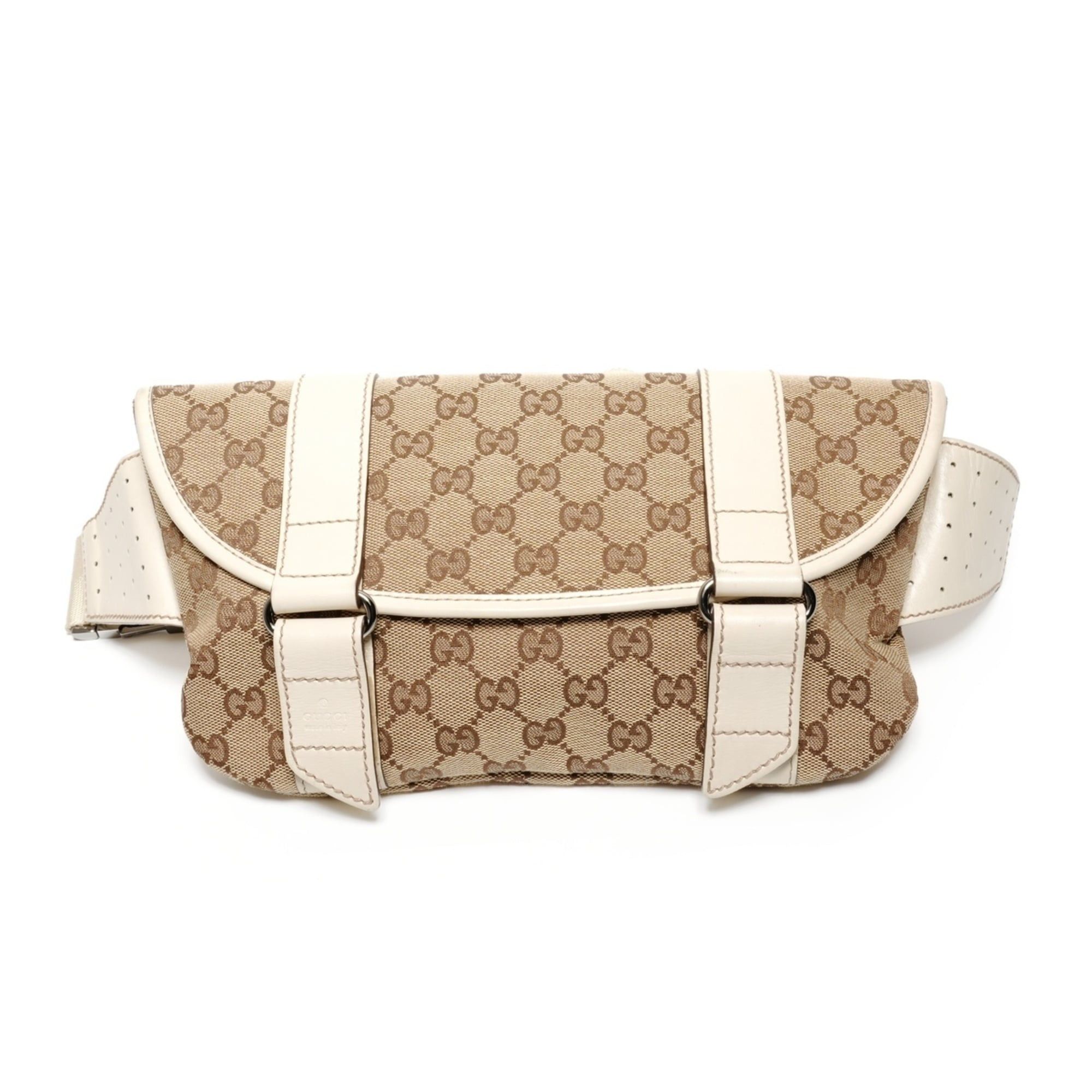 Gucci Gucci GG Canvas Waist Bag, Beige Size ONE SIZE - 1 Thumbnail