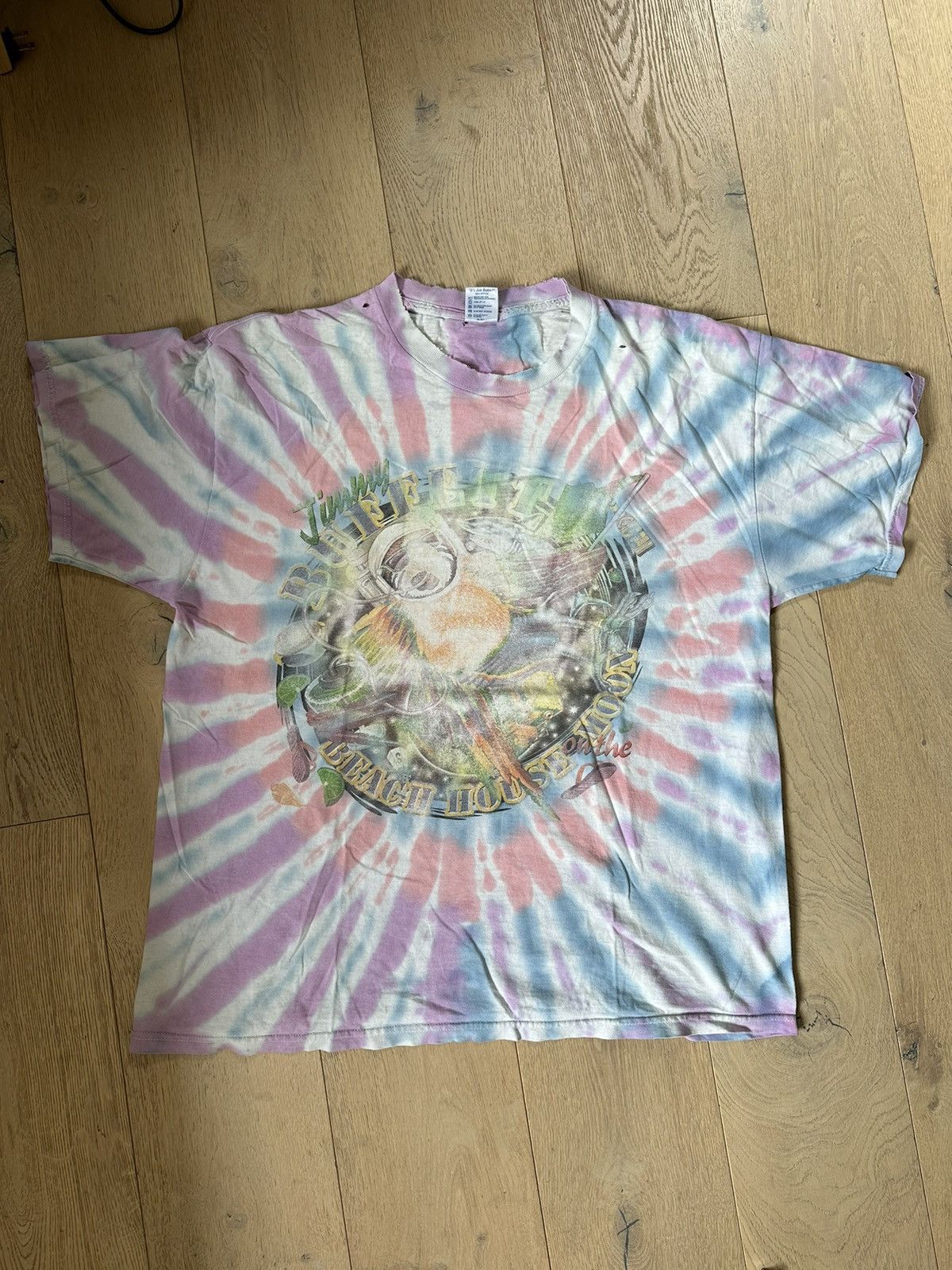 Vintage RARE VTG Jimmy Buffet tie dye tee (XL) Size US XL / EU 56 / 4 - 1 Thumbnail